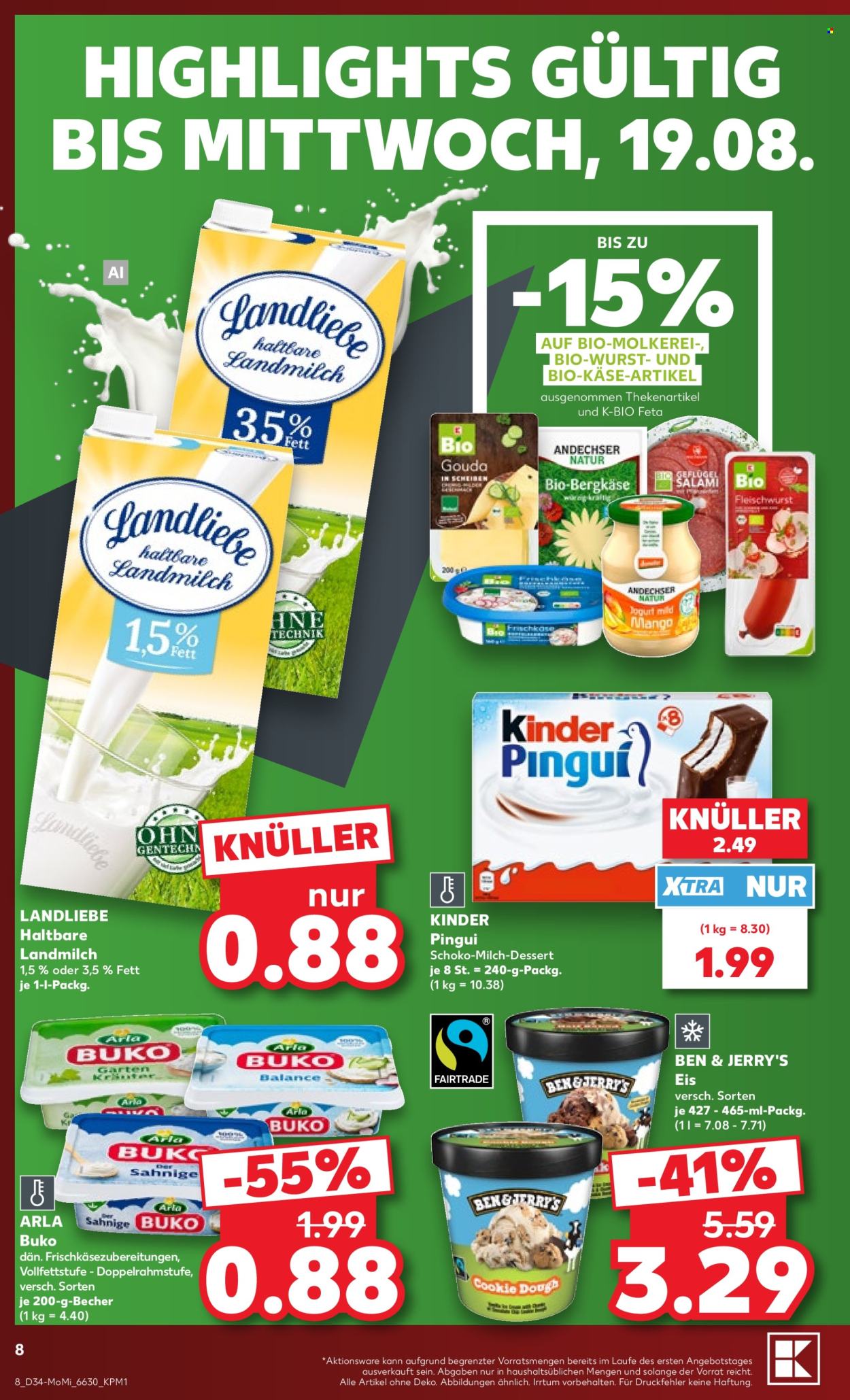 Kaufland Prospekte  - 17.8.2026 - 19.8.2026. Seite 8