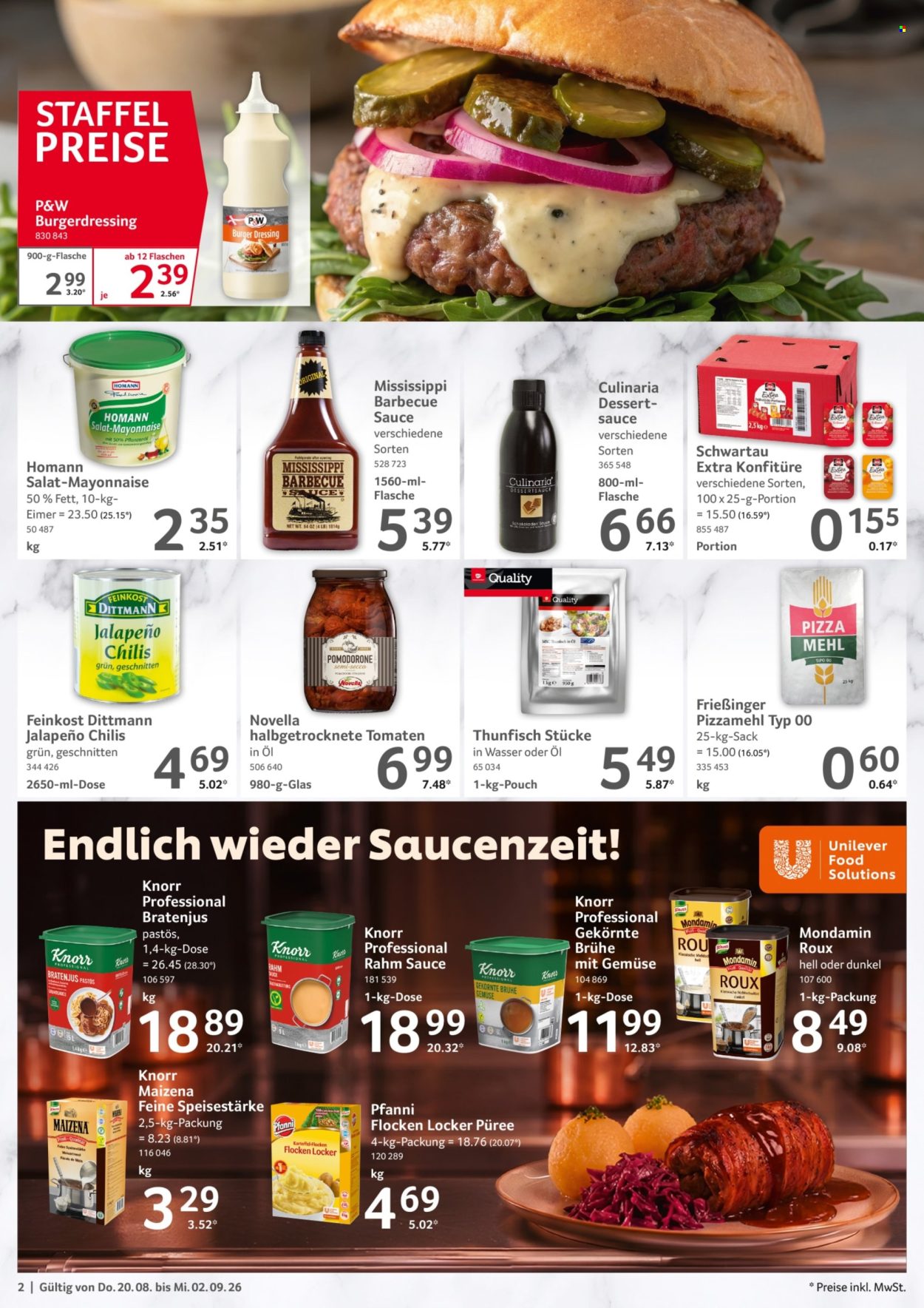 Selgros Prospekte  - 20.8.2026 - 2.9.2026. Seite 2