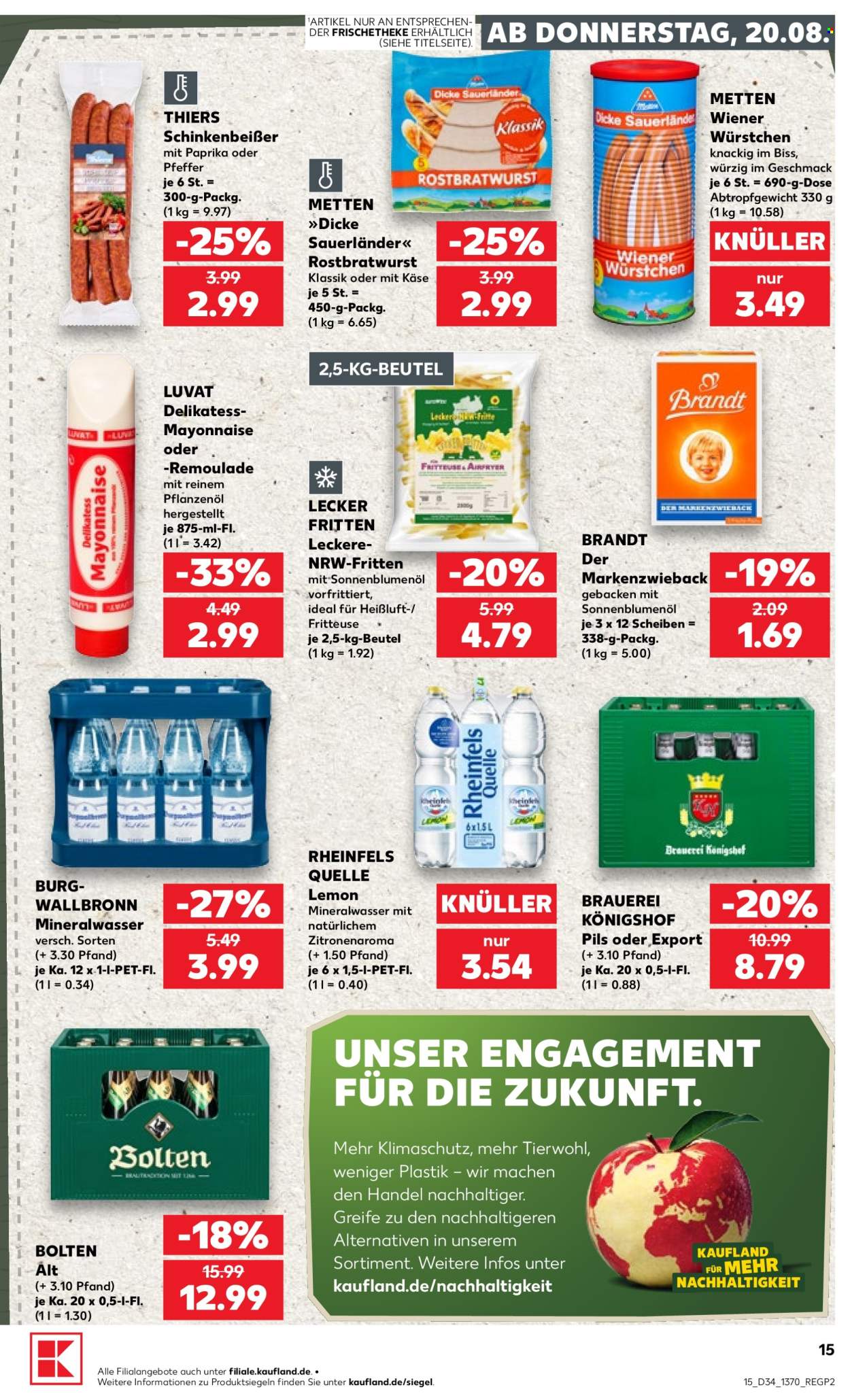 Kaufland Prospekte  - 20.8.2026 - 26.8.2026. Seite 15