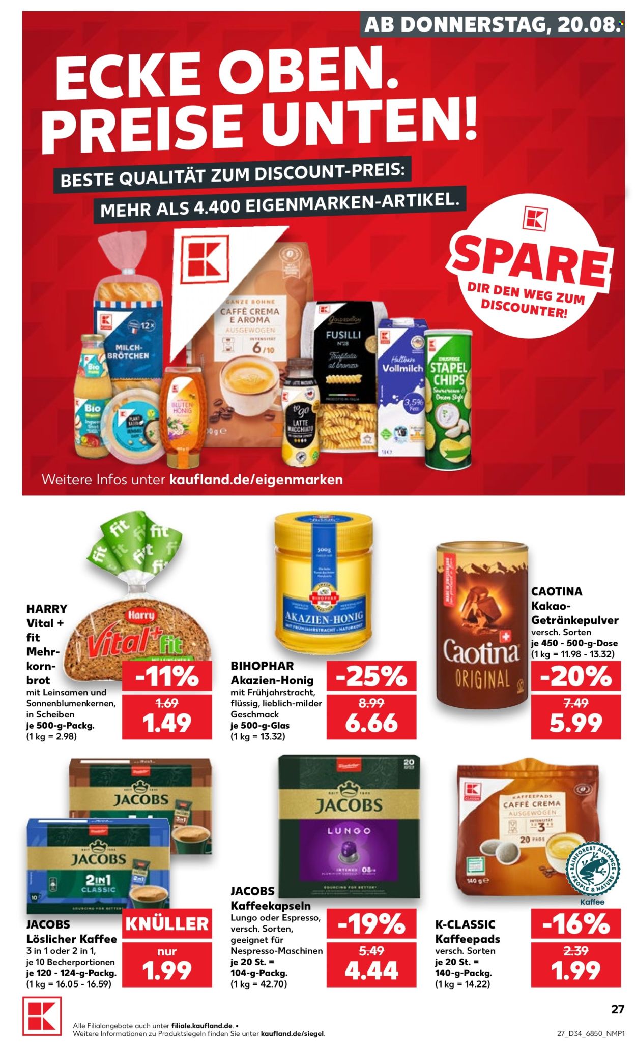 Kaufland Prospekte  - 20.8.2026 - 26.8.2026. Seite 27