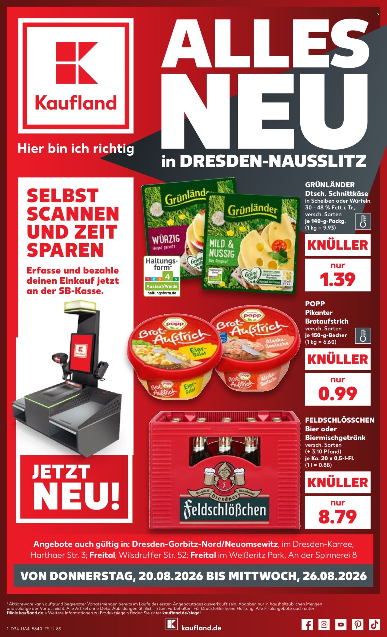 Kaufland Prospekte  - 20.8.2026 - 26.8.2026. Seite 1
