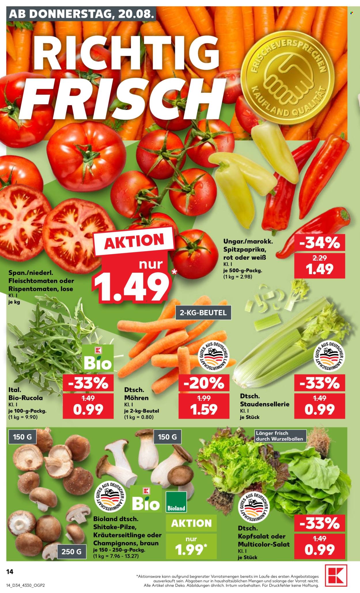 Kaufland Prospekte  - 20.8.2026 - 26.8.2026. Seite 14
