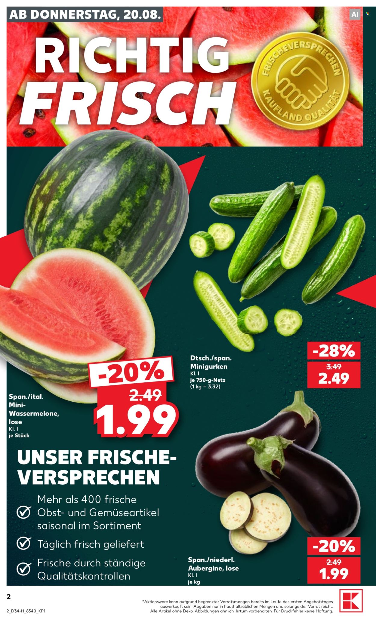 Kaufland Prospekte  - 20.8.2026 - 26.8.2026. Seite 2