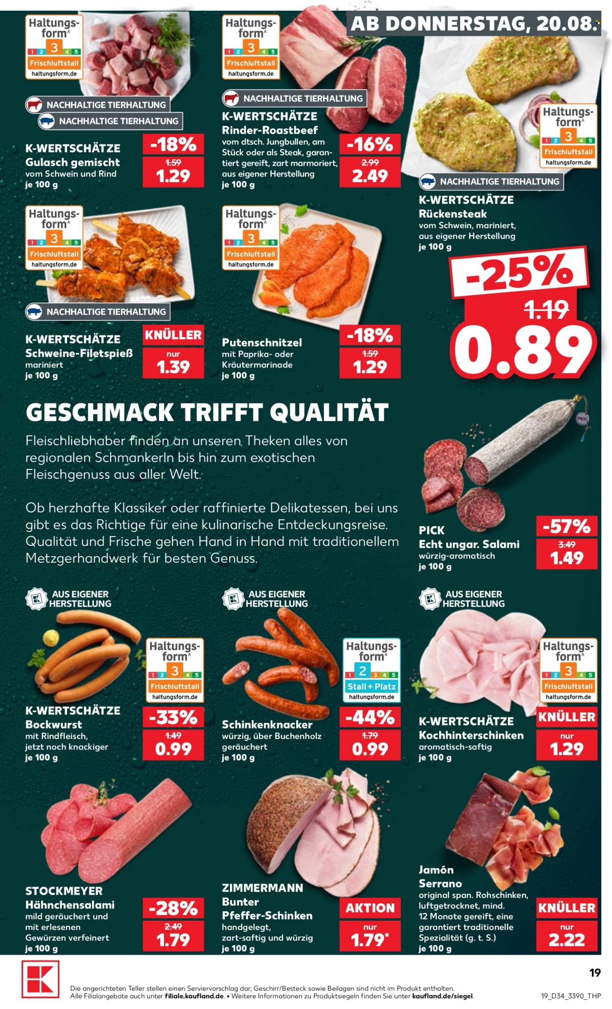 Kaufland Prospekte  - 20.8.2026 - 26.8.2026. Seite 19