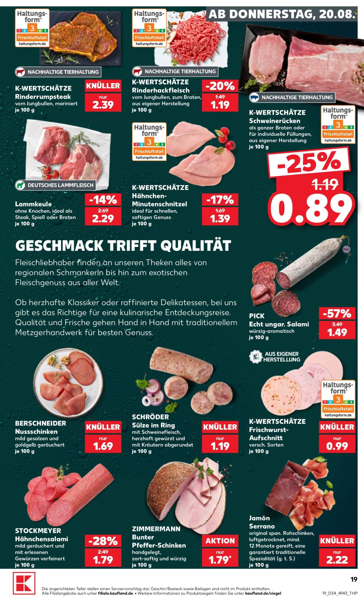 Kaufland Prospekte  - 20.8.2026 - 26.8.2026. Seite 19