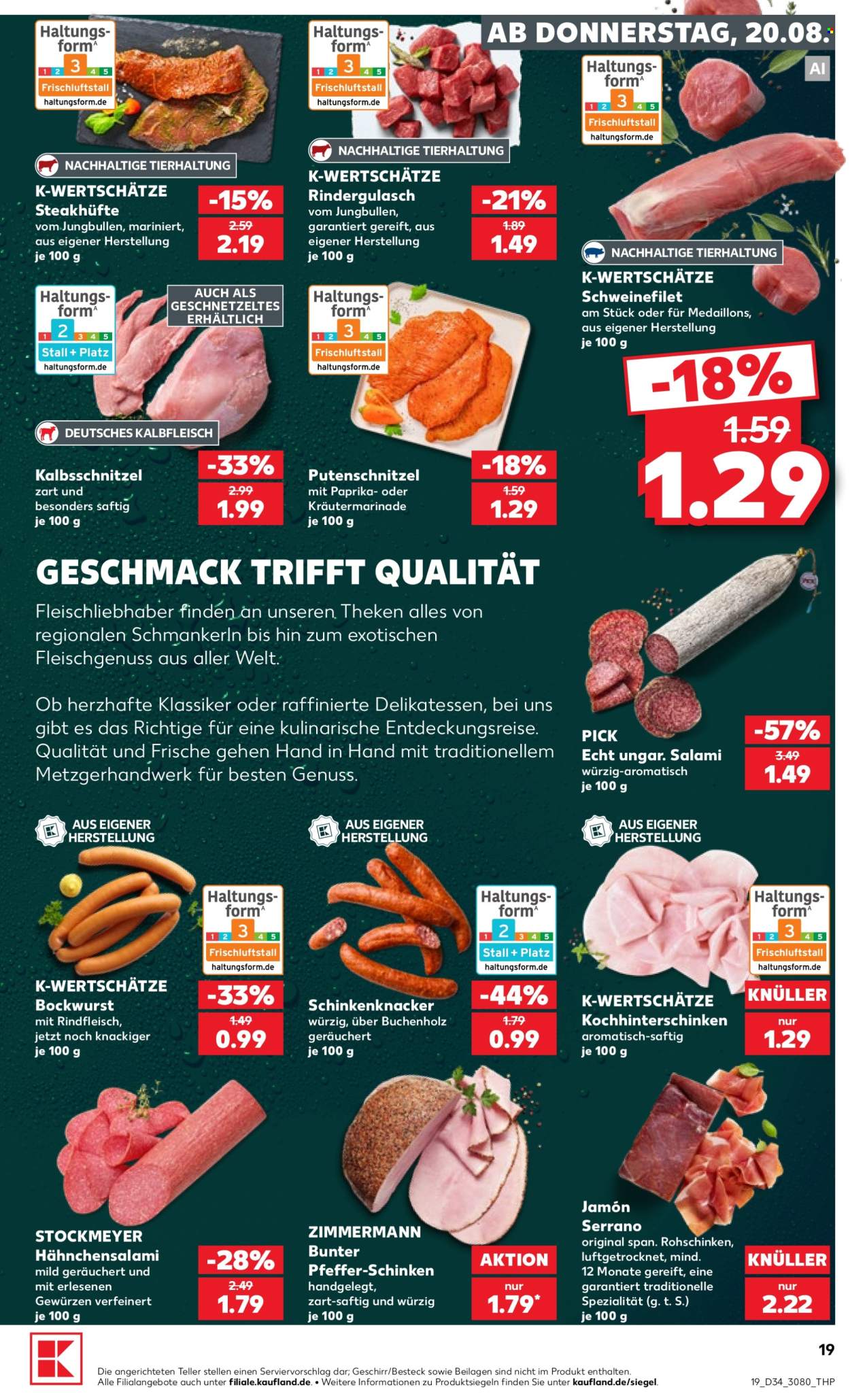 Kaufland Prospekte  - 20.8.2026 - 26.8.2026. Seite 19