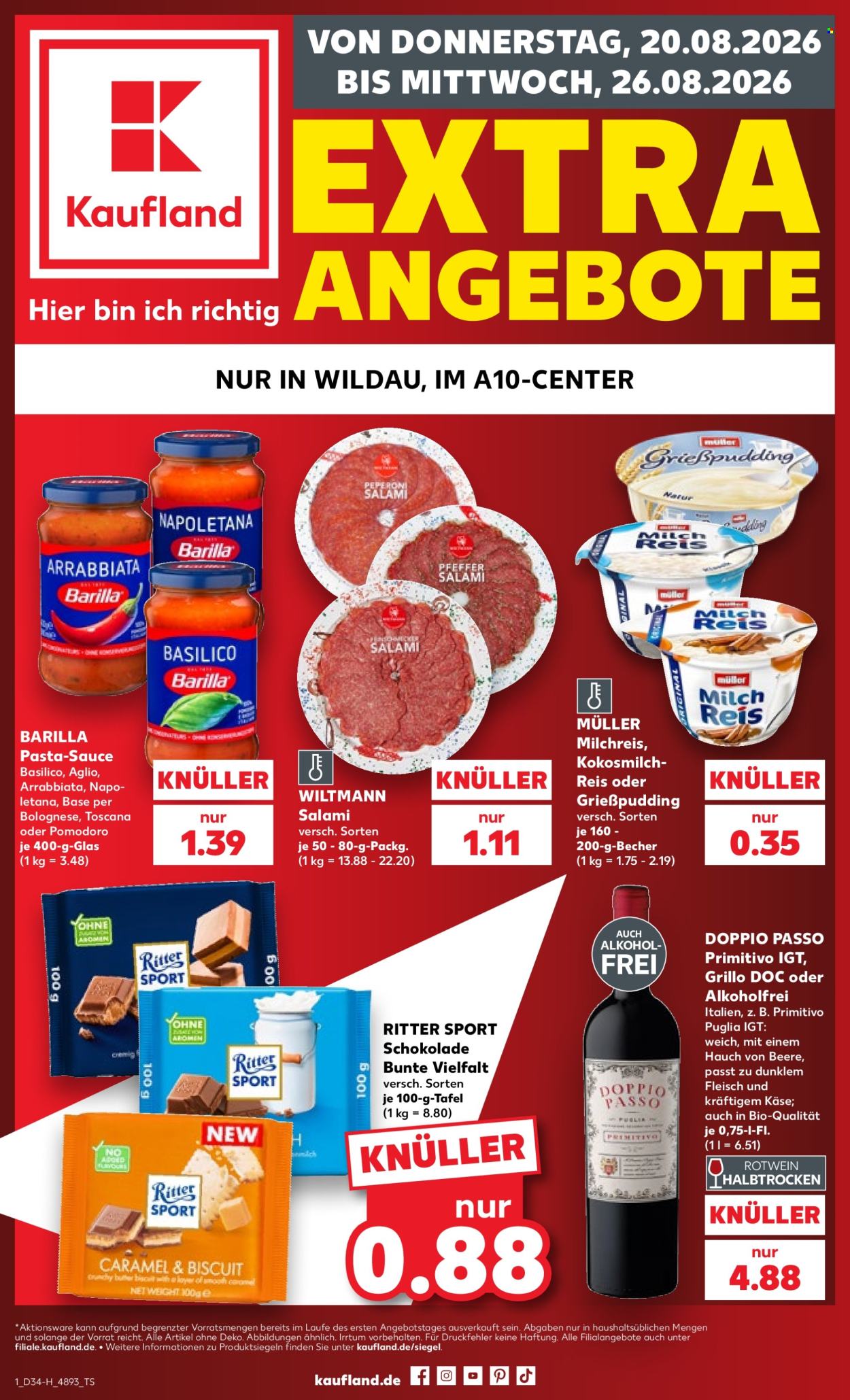 Kaufland Prospekte  - 20.8.2026 - 26.8.2026. Seite 1