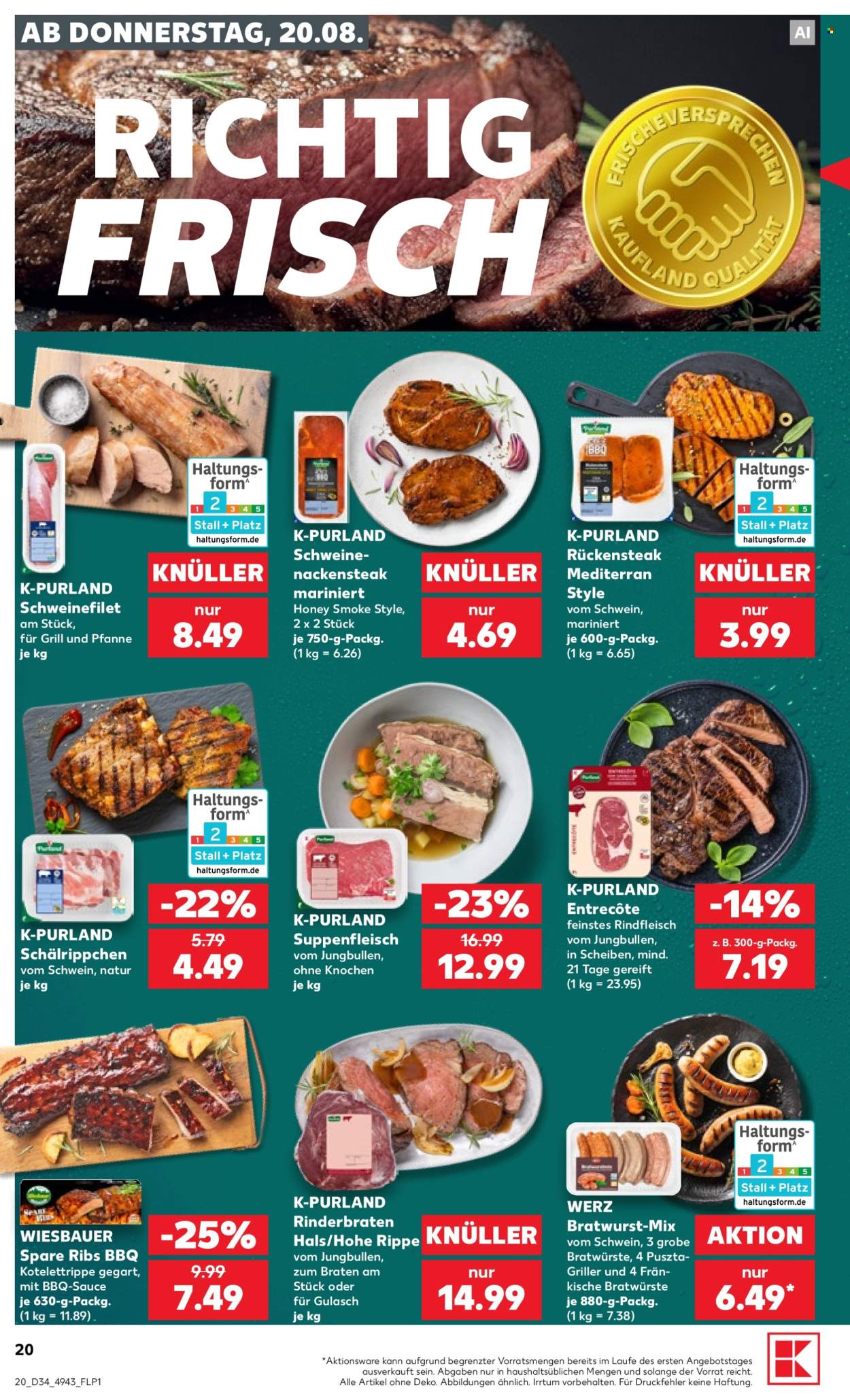 Kaufland Prospekte  - 20.8.2026 - 26.8.2026. Seite 20