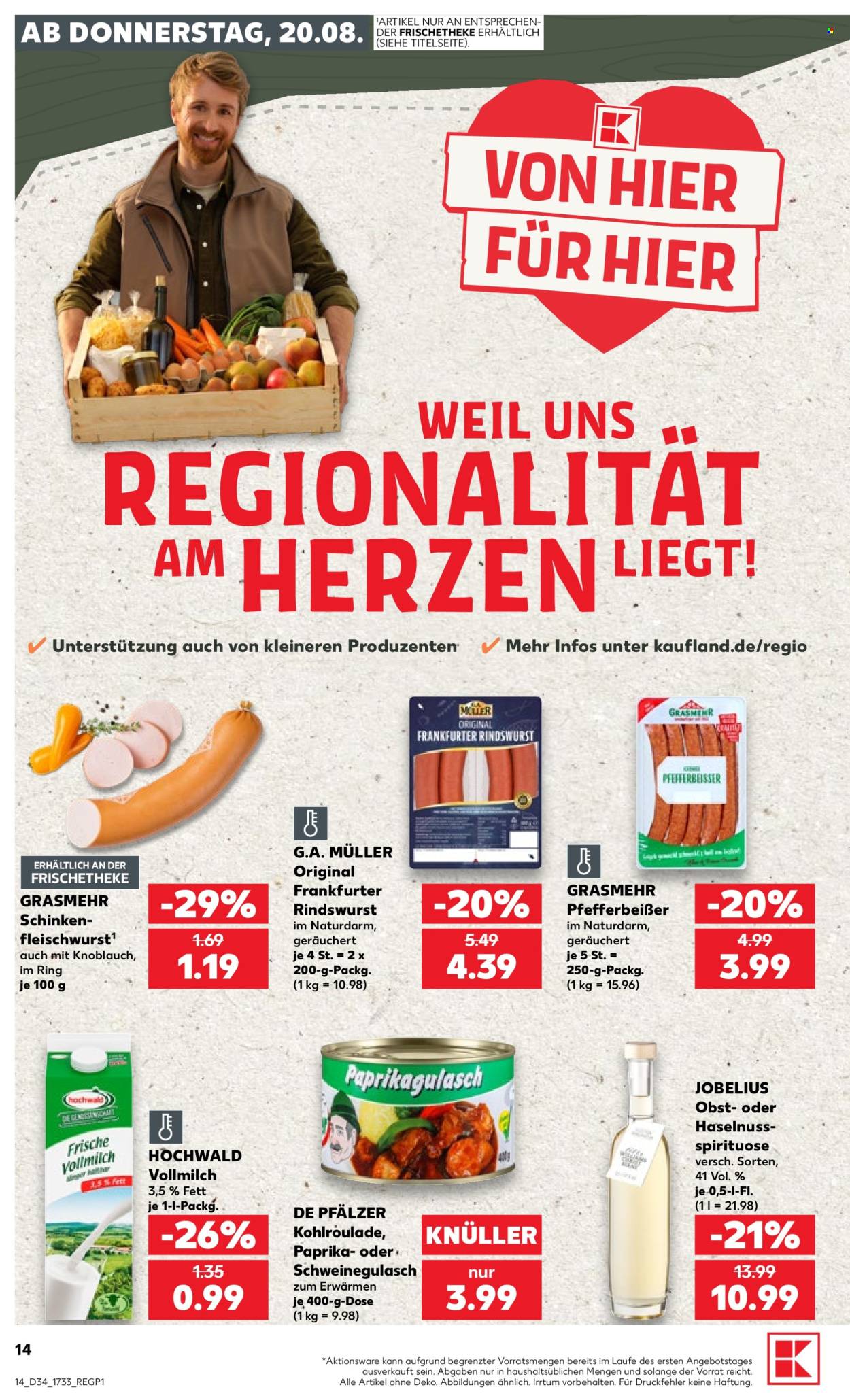 Kaufland Prospekte  - 20.8.2026 - 26.8.2026. Seite 14