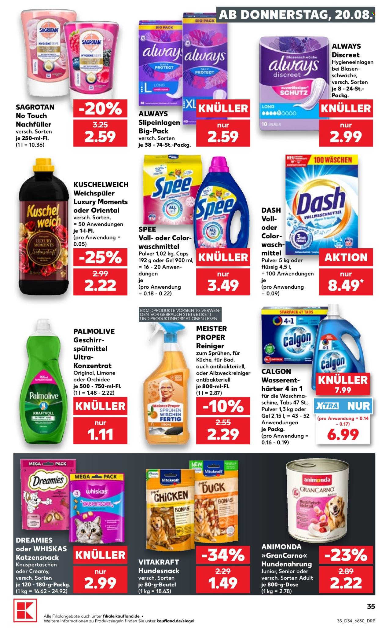 Kaufland Prospekte  - 20.8.2026 - 26.8.2026. Seite 35