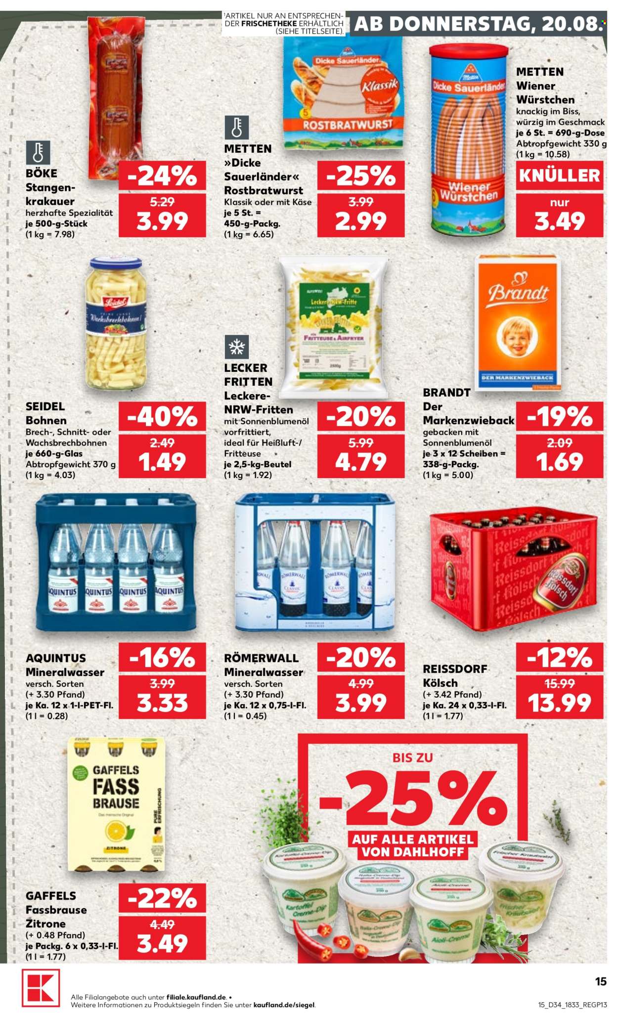Kaufland Prospekte  - 20.8.2026 - 26.8.2026. Seite 15
