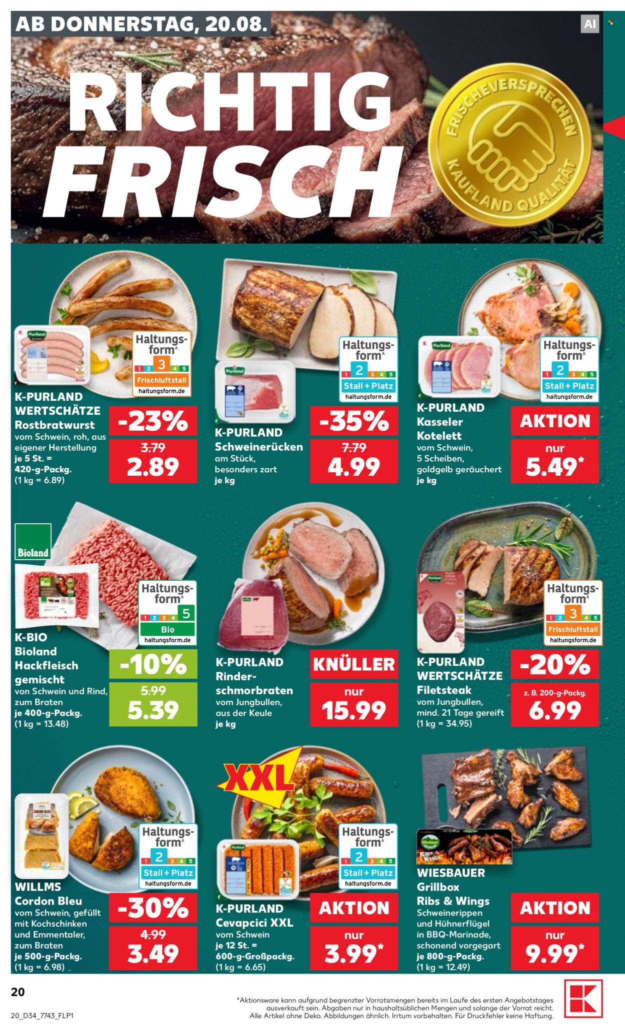 Kaufland Prospekte  - 20.8.2026 - 26.8.2026. Seite 20
