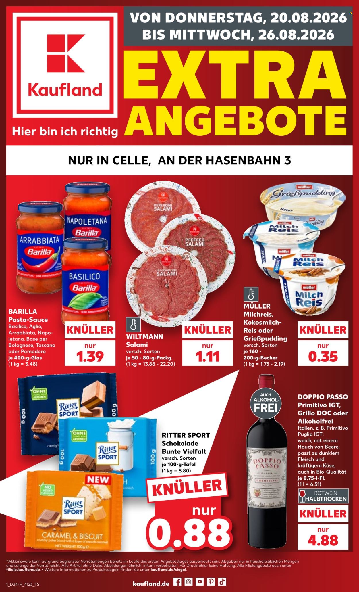 Kaufland Prospekte  - 20.8.2026 - 26.8.2026. Seite 1