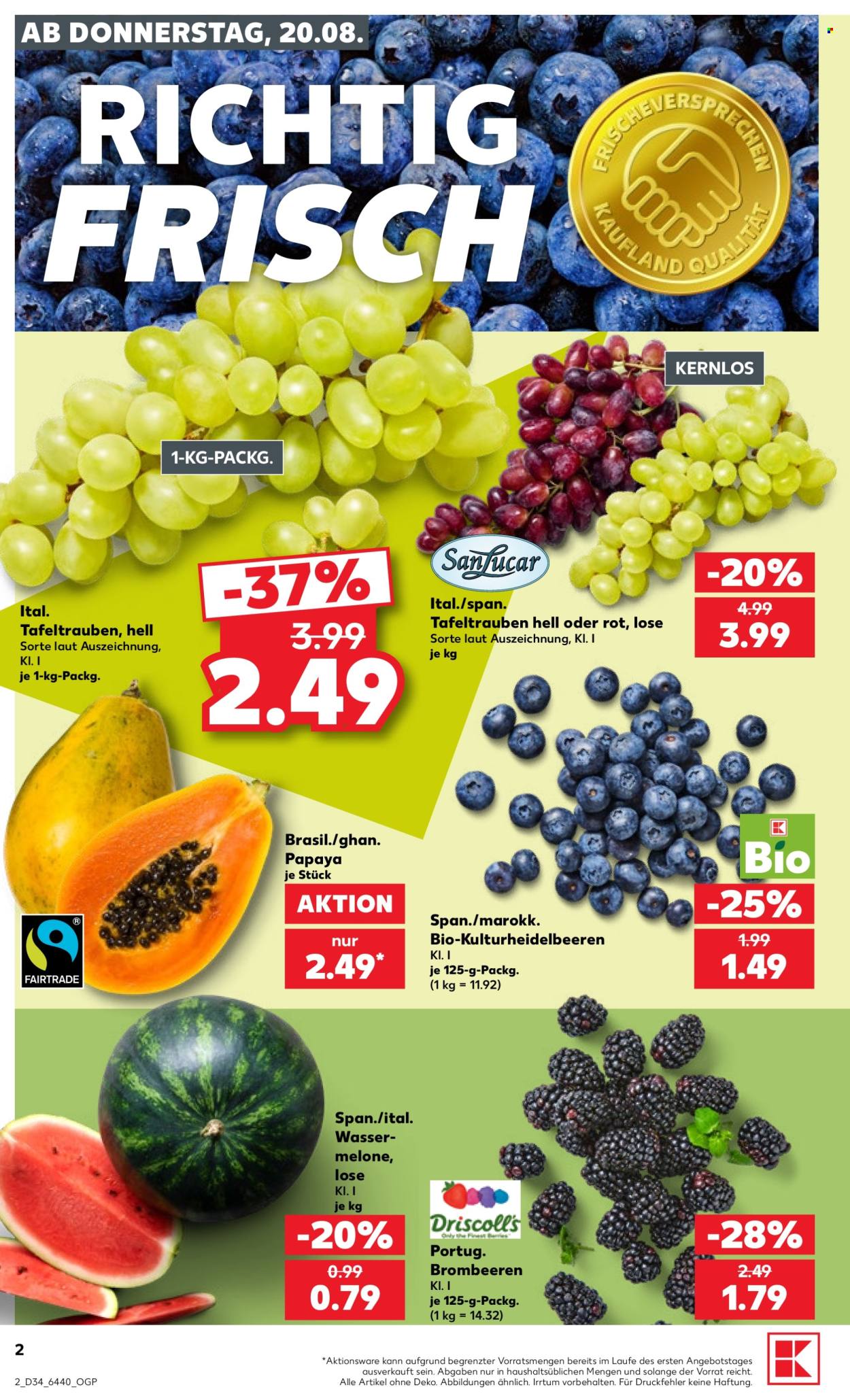 Kaufland Prospekte  - 20.8.2026 - 26.8.2026. Seite 2