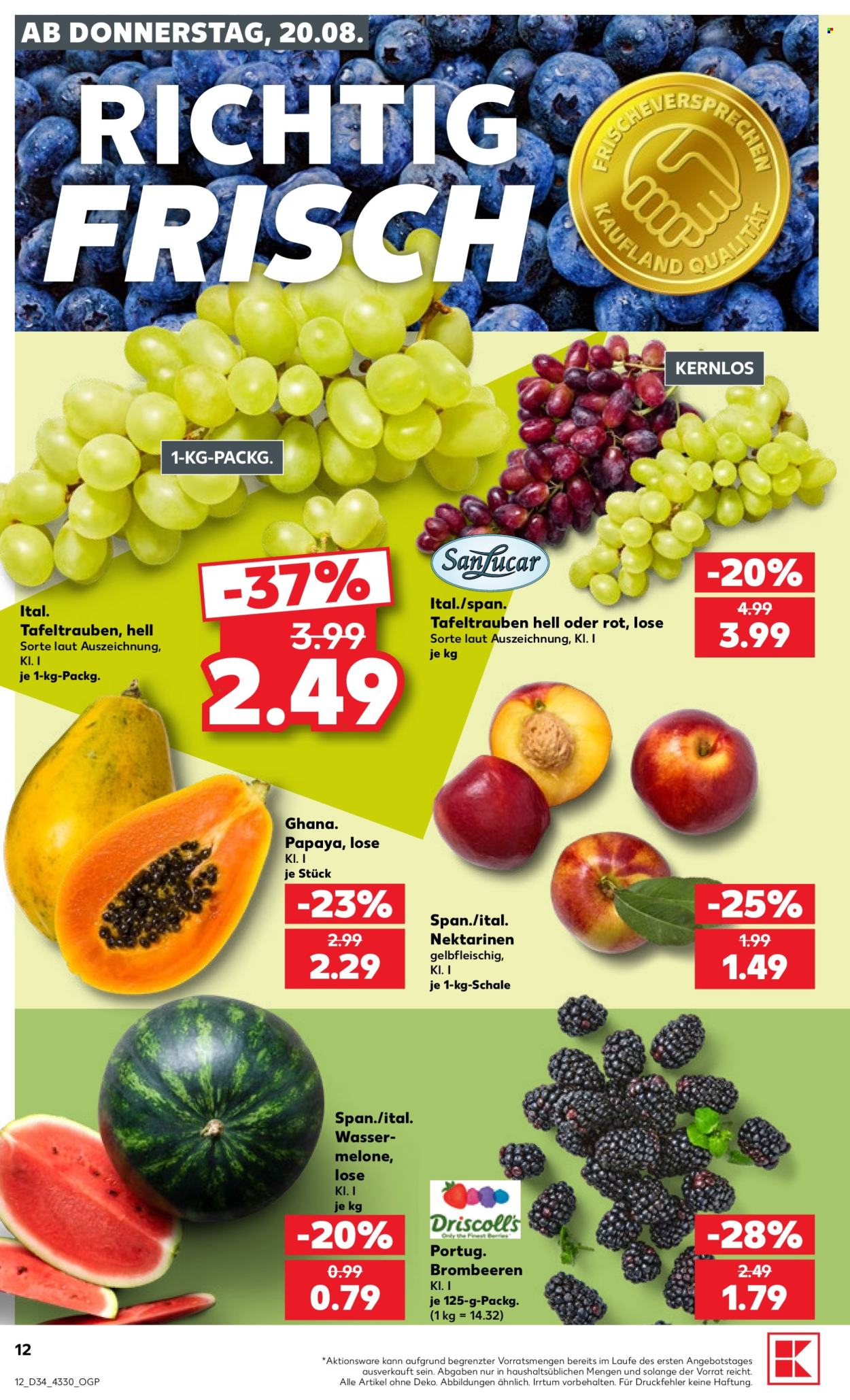Kaufland Prospekte  - 20.8.2026 - 26.8.2026. Seite 12