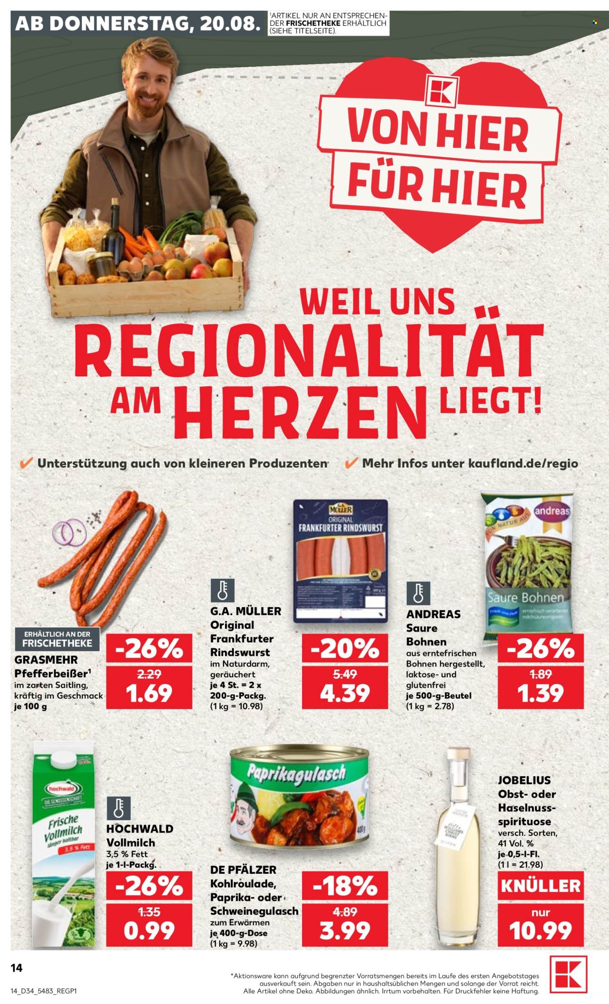 Kaufland Prospekte  - 20.8.2026 - 26.8.2026. Seite 14