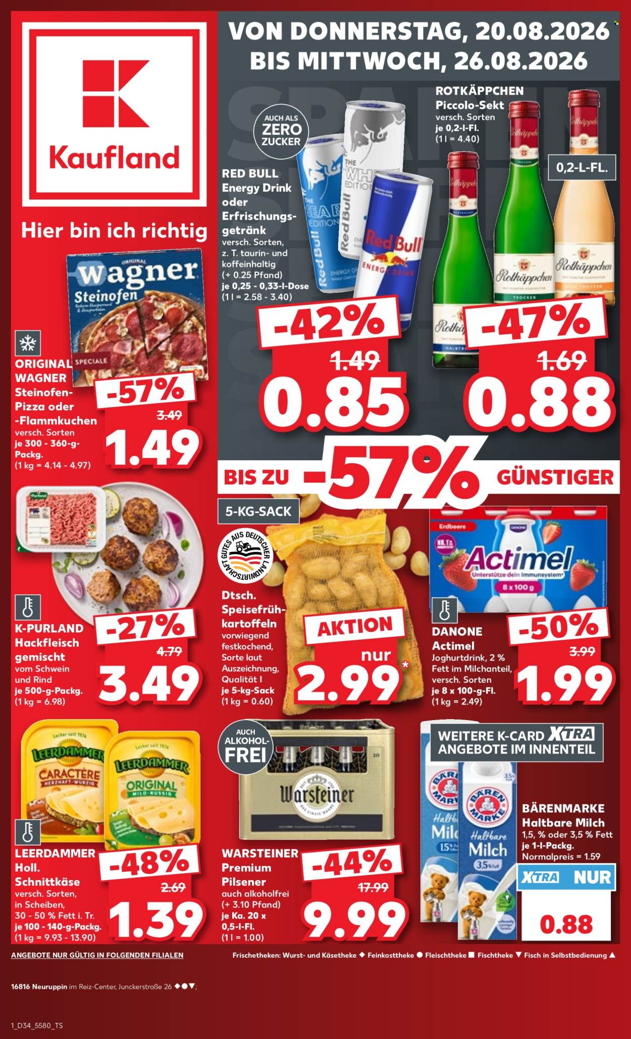 Kaufland Prospekte  - 20.8.2026 - 26.8.2026. Seite 1