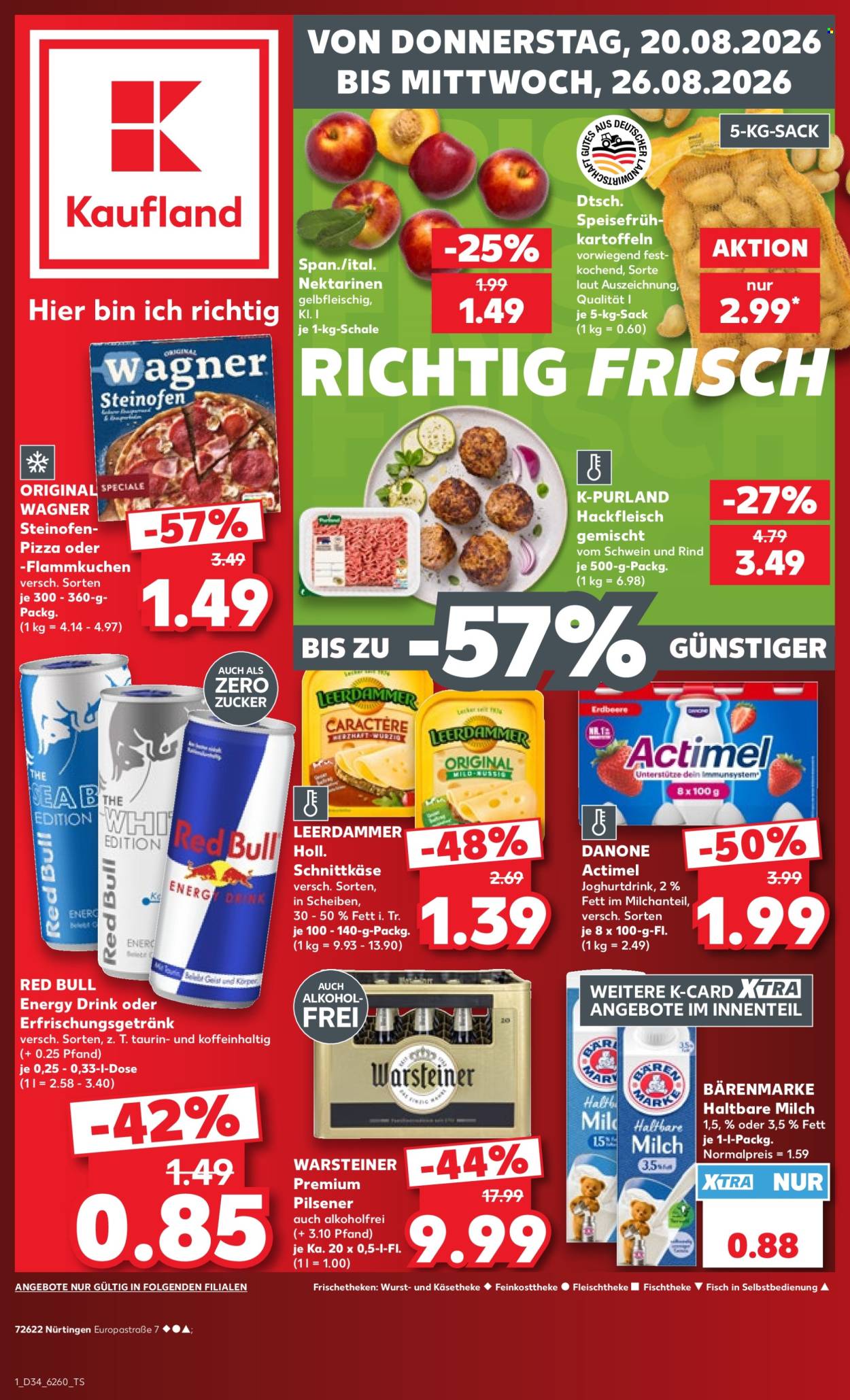 Kaufland Prospekte  - 20.8.2026 - 26.8.2026. Seite 1