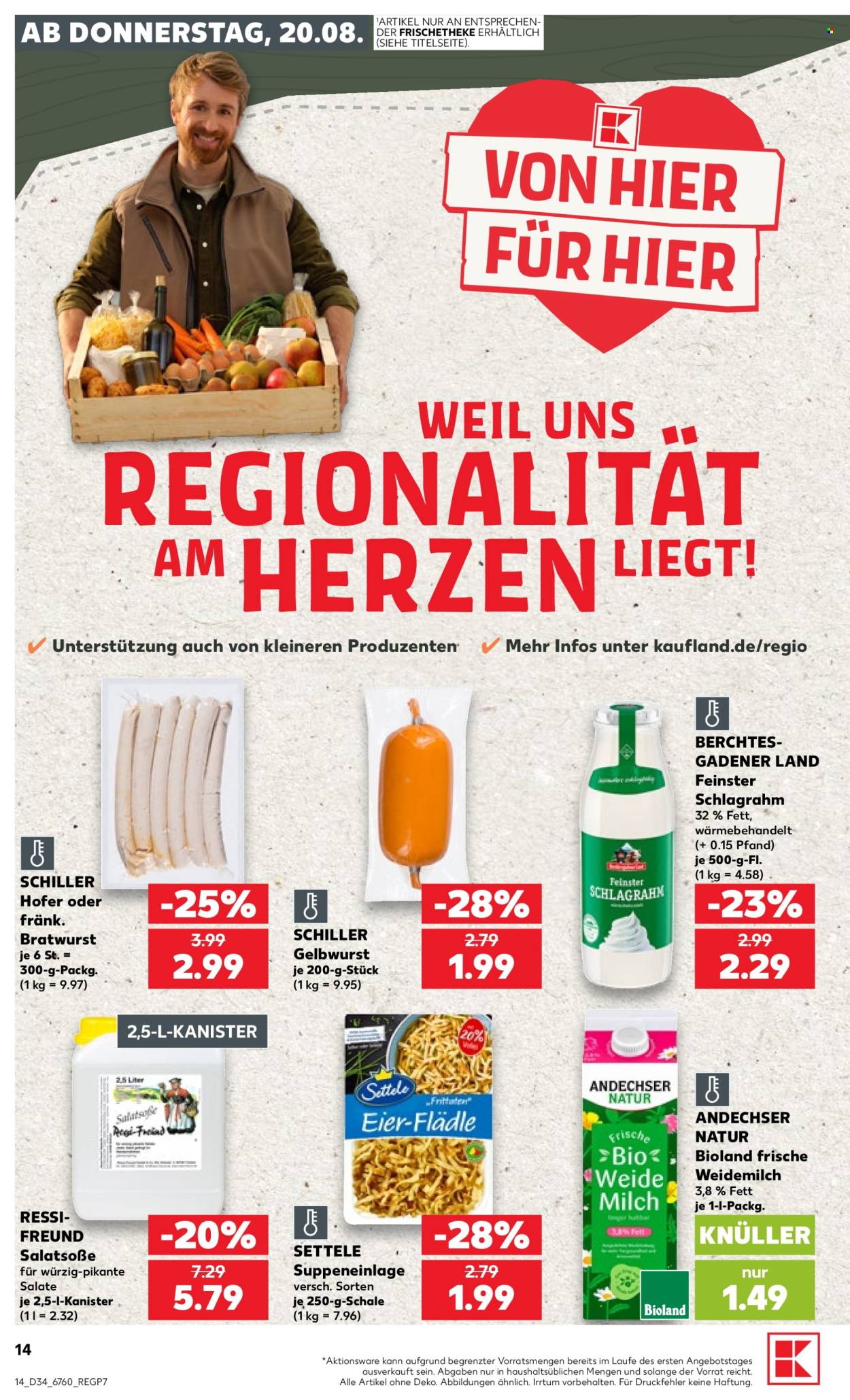 Kaufland Prospekte  - 20.8.2026 - 26.8.2026. Seite 14