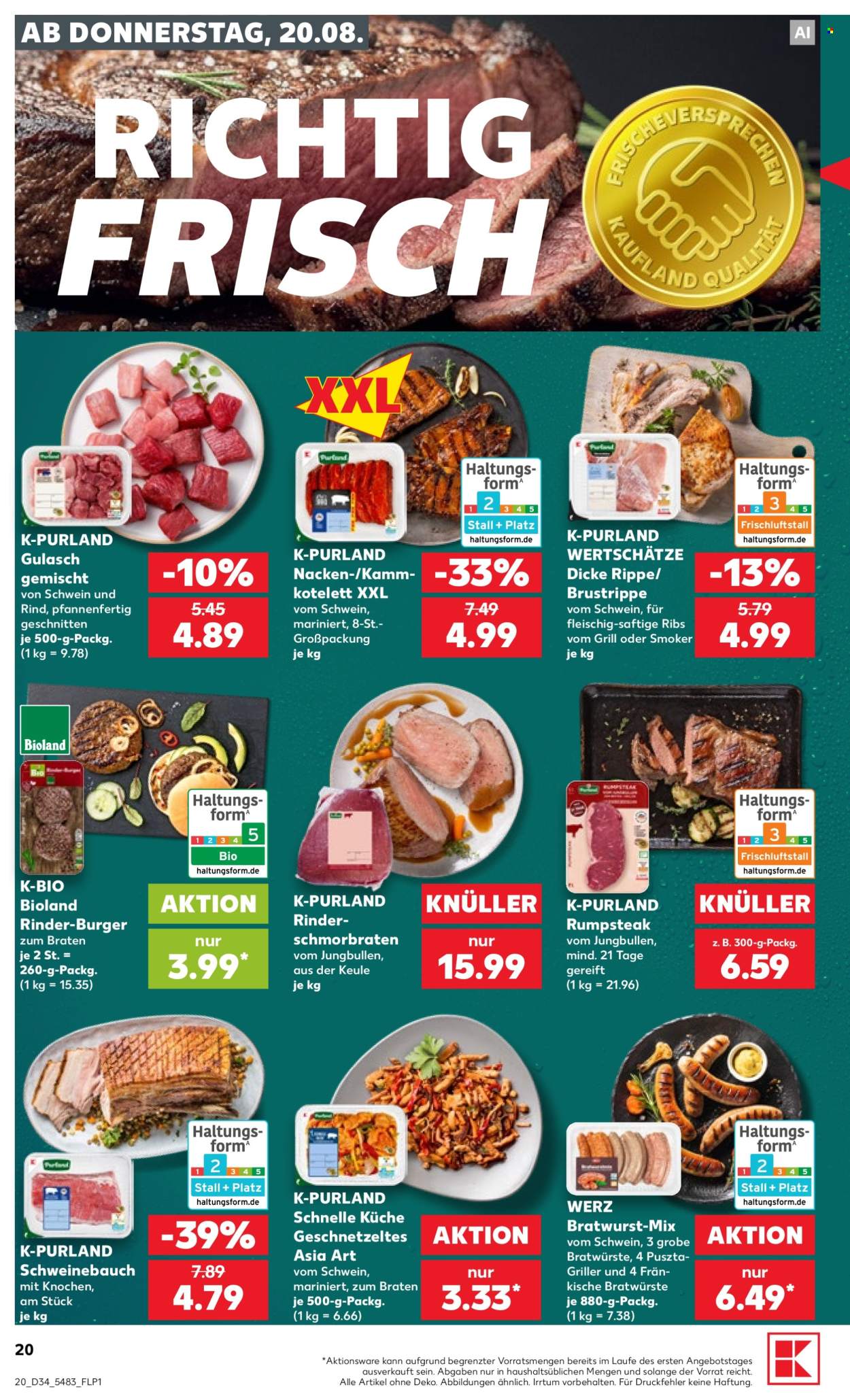 Kaufland Prospekte  - 20.8.2026 - 26.8.2026. Seite 20