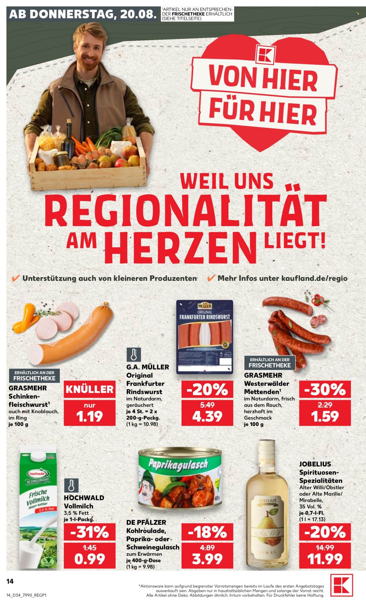 Kaufland Prospekte  - 20.8.2026 - 26.8.2026. Seite 14