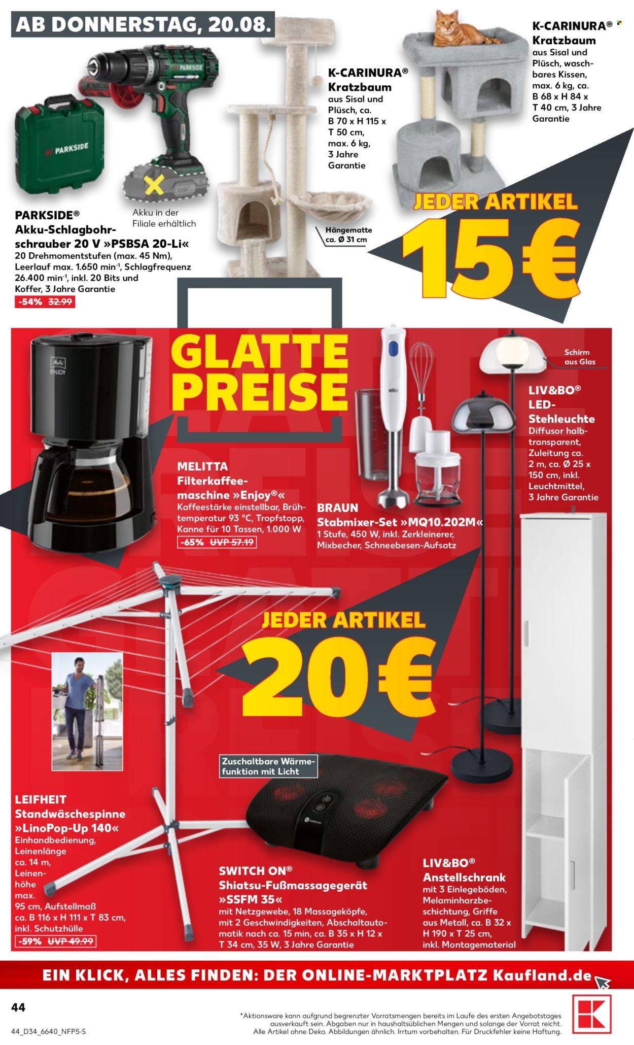 Kaufland Prospekte  - 20.8.2026 - 26.8.2026. Seite 44