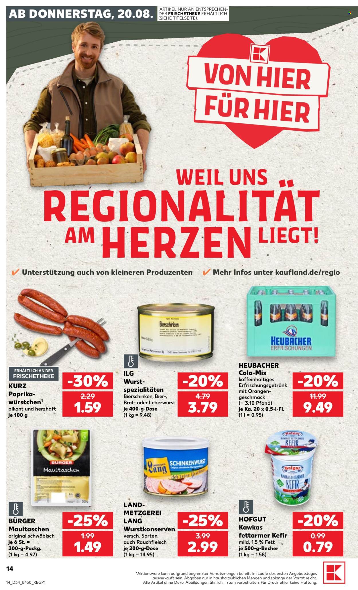 Kaufland Prospekte  - 20.8.2026 - 26.8.2026. Seite 14