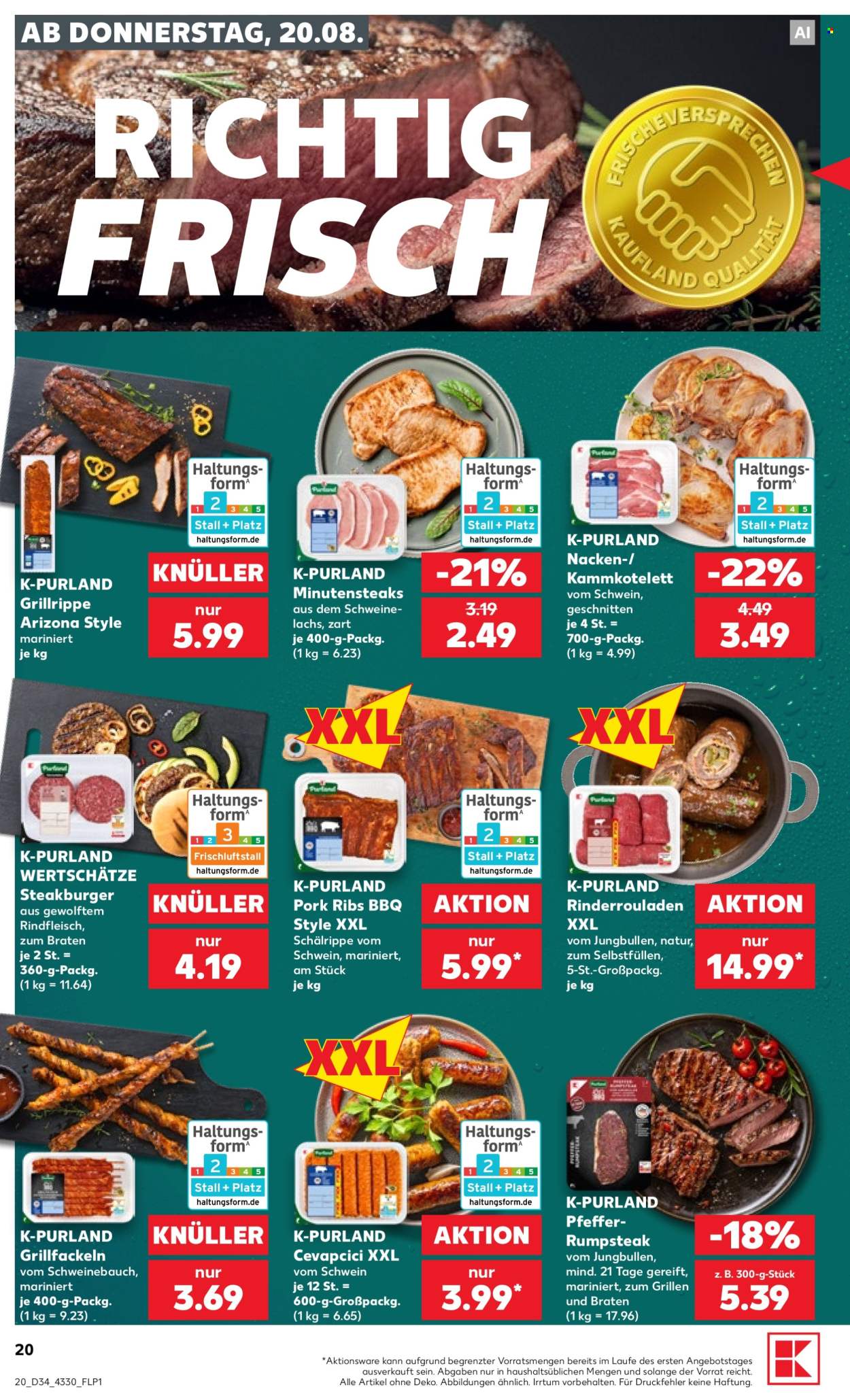 Kaufland Prospekte  - 20.8.2026 - 26.8.2026. Seite 20