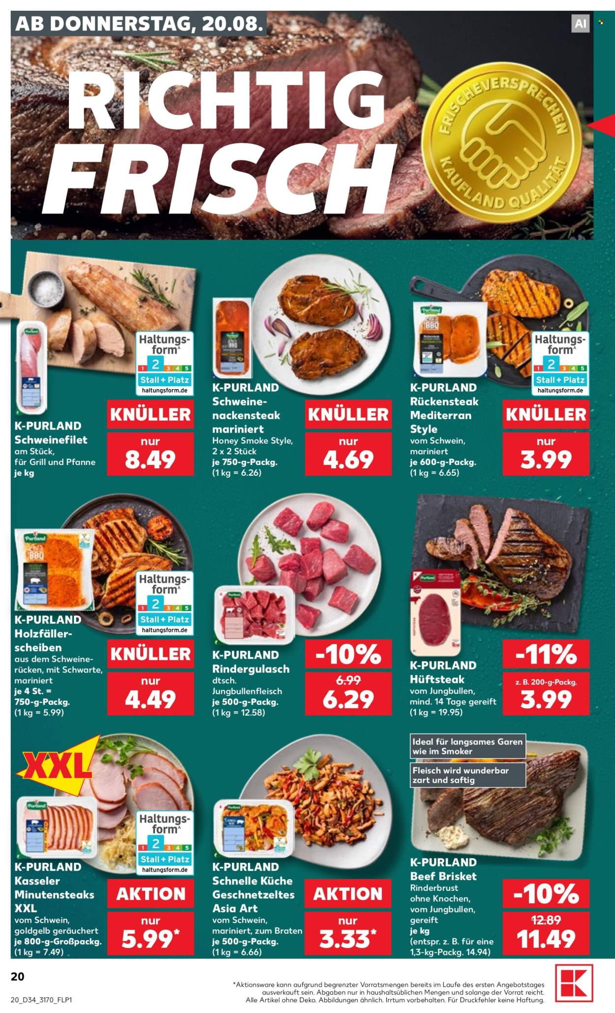 Kaufland Prospekte  - 20.8.2026 - 26.8.2026. Seite 20