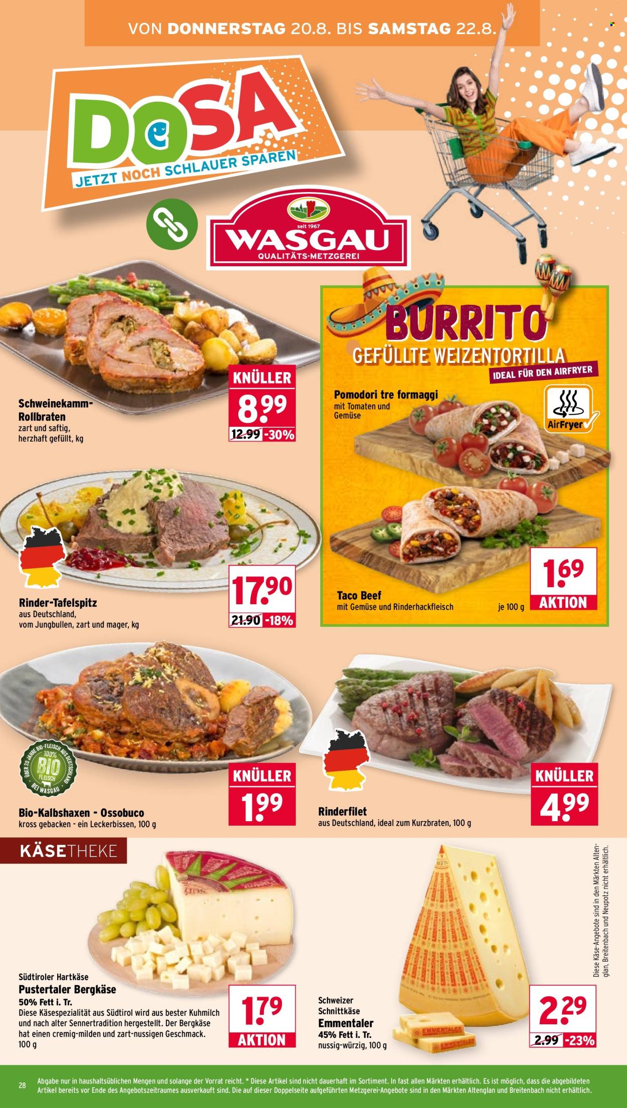 Wasgau Prospekte  - 17.8.2026 - 22.8.2026. Seite 28