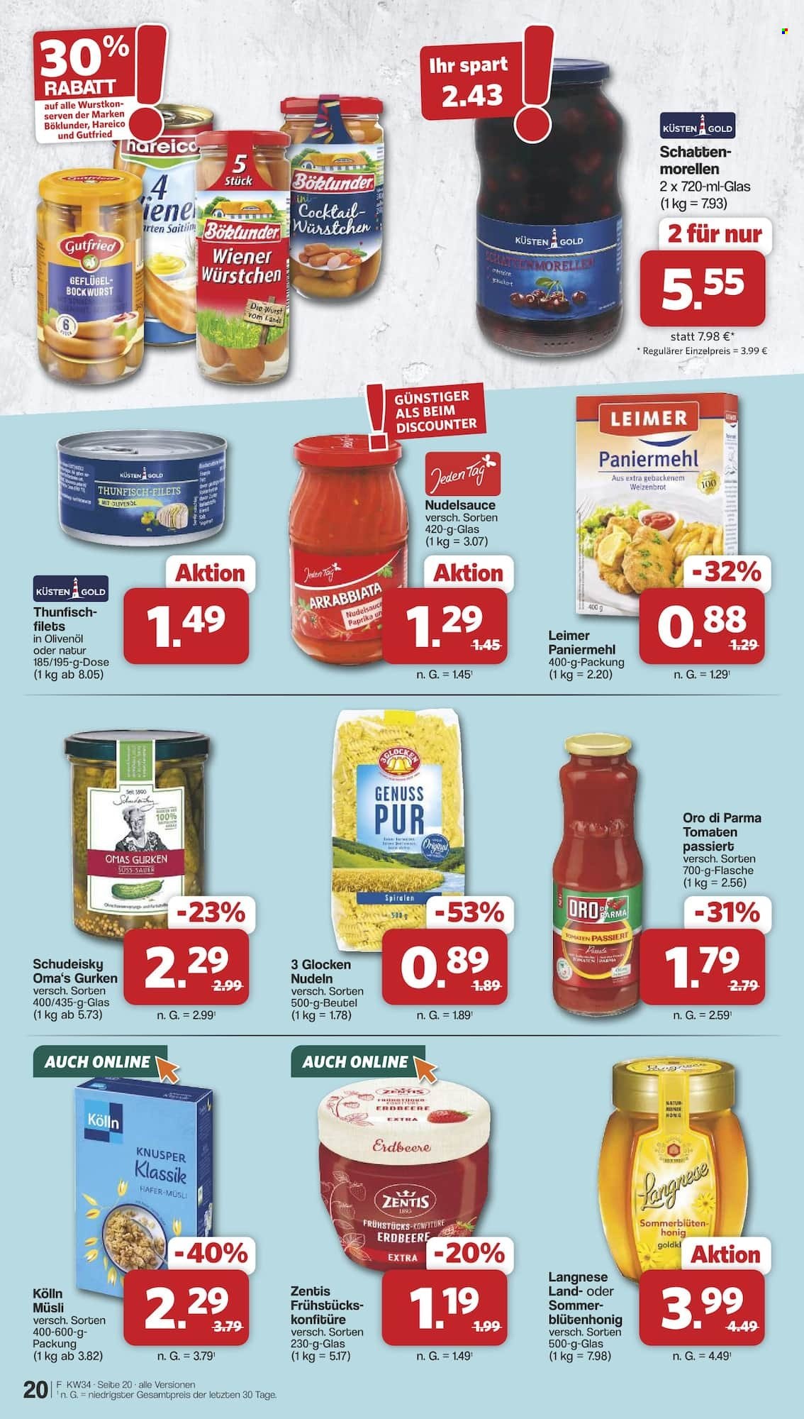 famila Prospekte  - 17.8.2026 - 22.8.2026. Seite 20