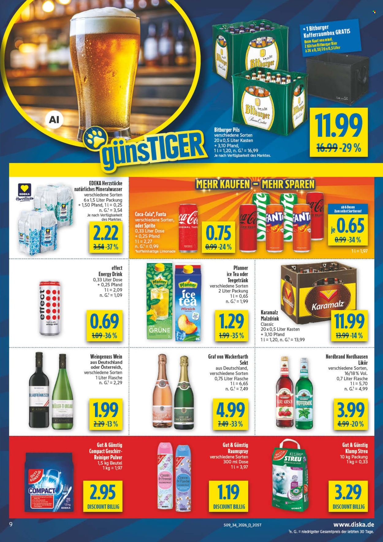 Diska Prospekte  - 17.8.2026 - 22.8.2026. Seite 9