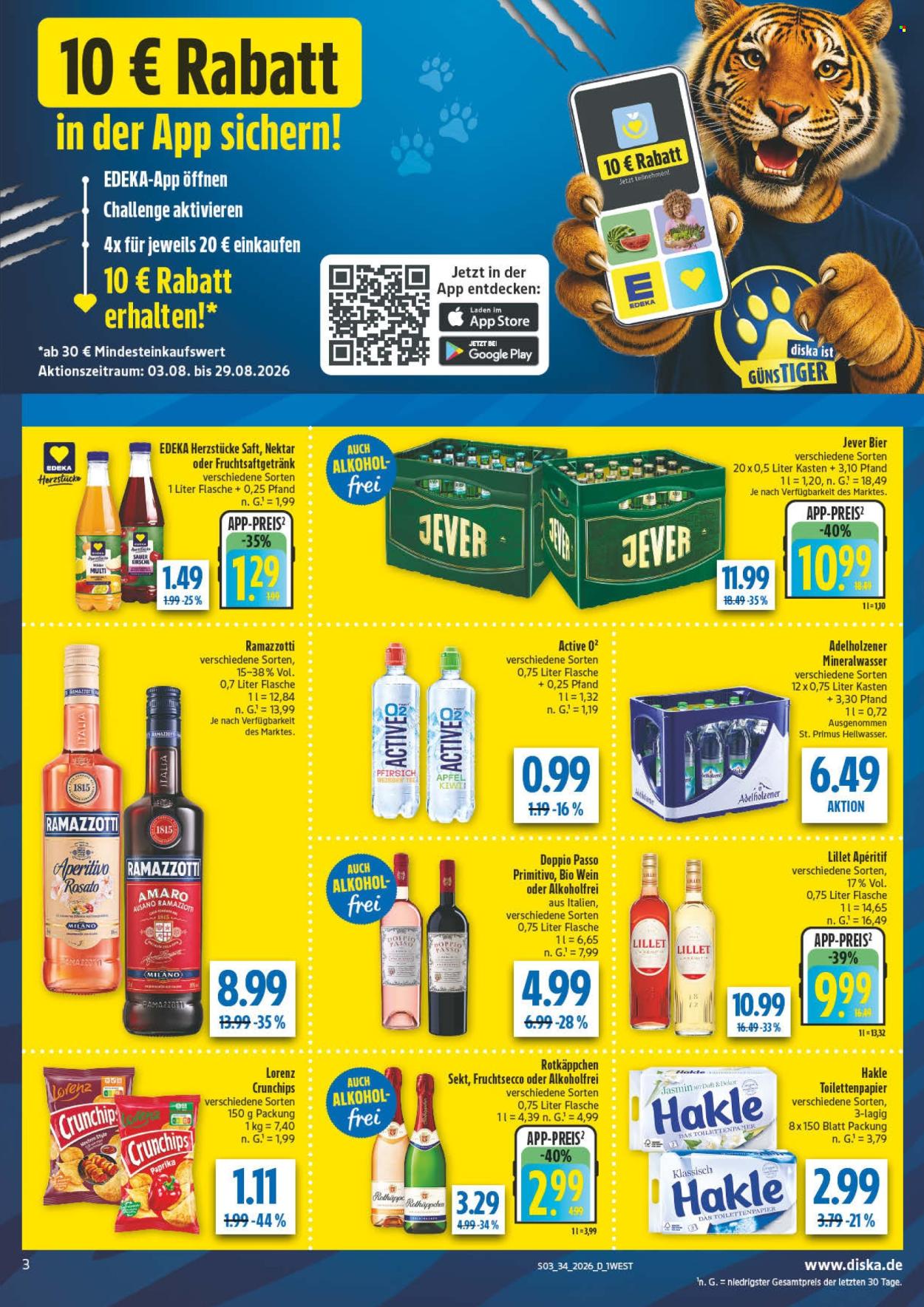 Diska Prospekte  - 17.8.2026 - 22.8.2026. Seite 3