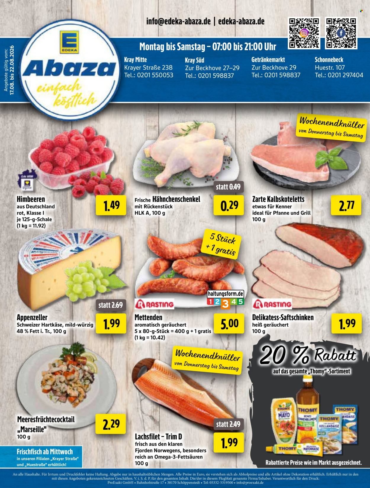 Edeka Getränkemarkt Prospekte  - 17.8.2026 - 22.8.2026. Seite 1