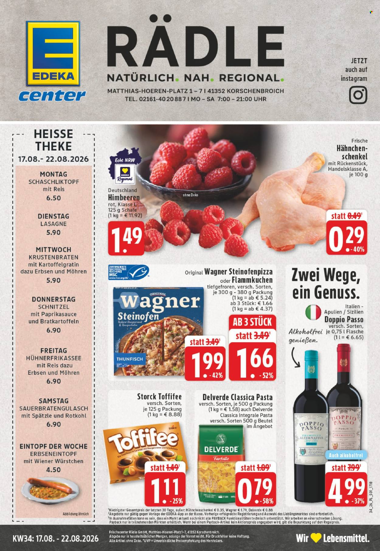 E center Prospekte  - 17.8.2026 - 22.8.2026. Seite 1