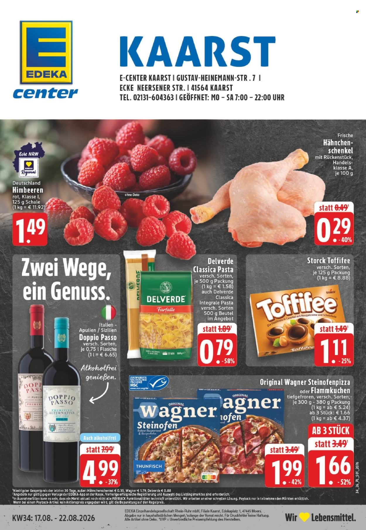 E center Prospekte  - 17.8.2026 - 22.8.2026. Seite 1