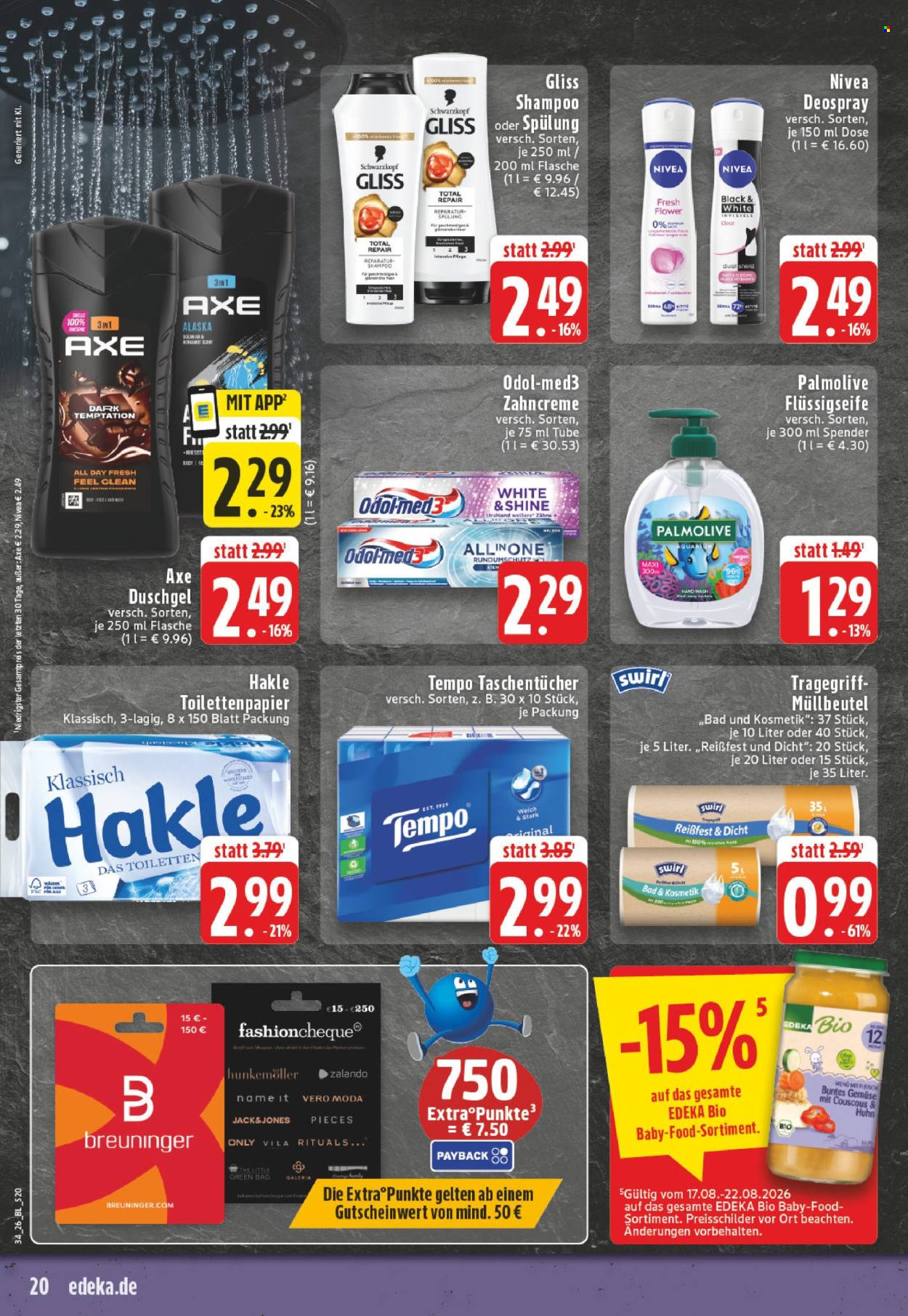 Edeka Prospekte  - 17.8.2026 - 22.8.2026. Seite 20