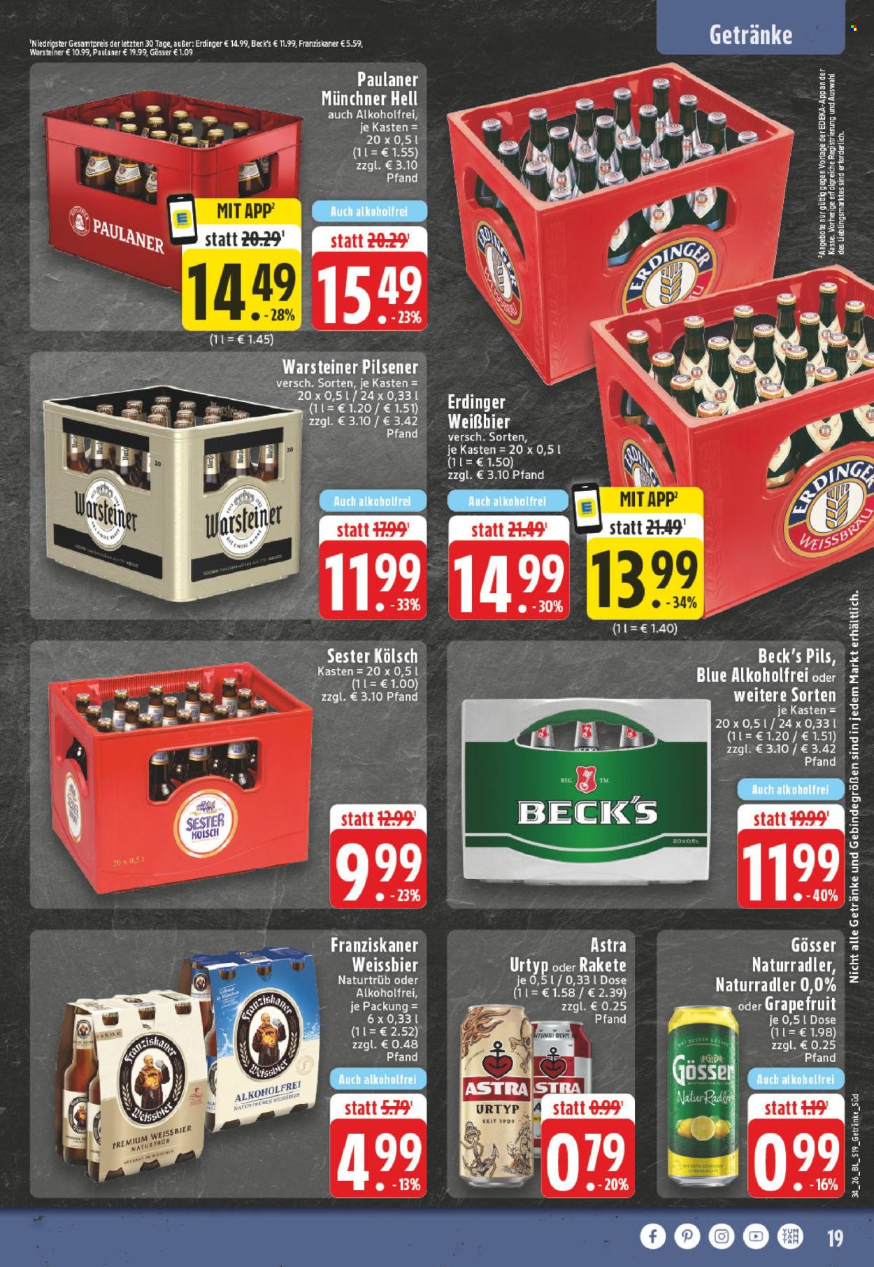Edeka Prospekte  - 17.8.2026 - 22.8.2026. Seite 19