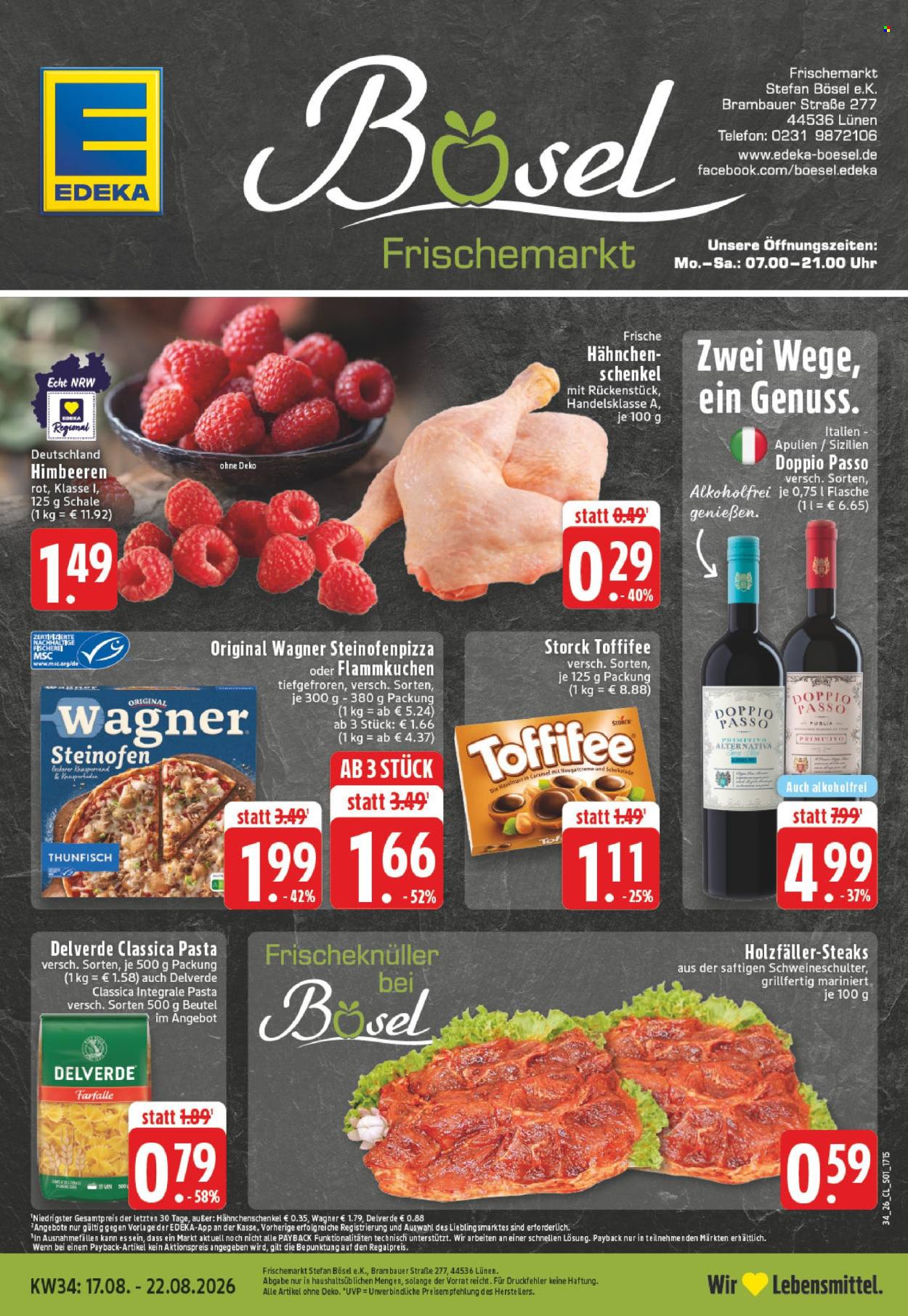 Edeka Prospekte  - 17.8.2026 - 22.8.2026. Seite 1