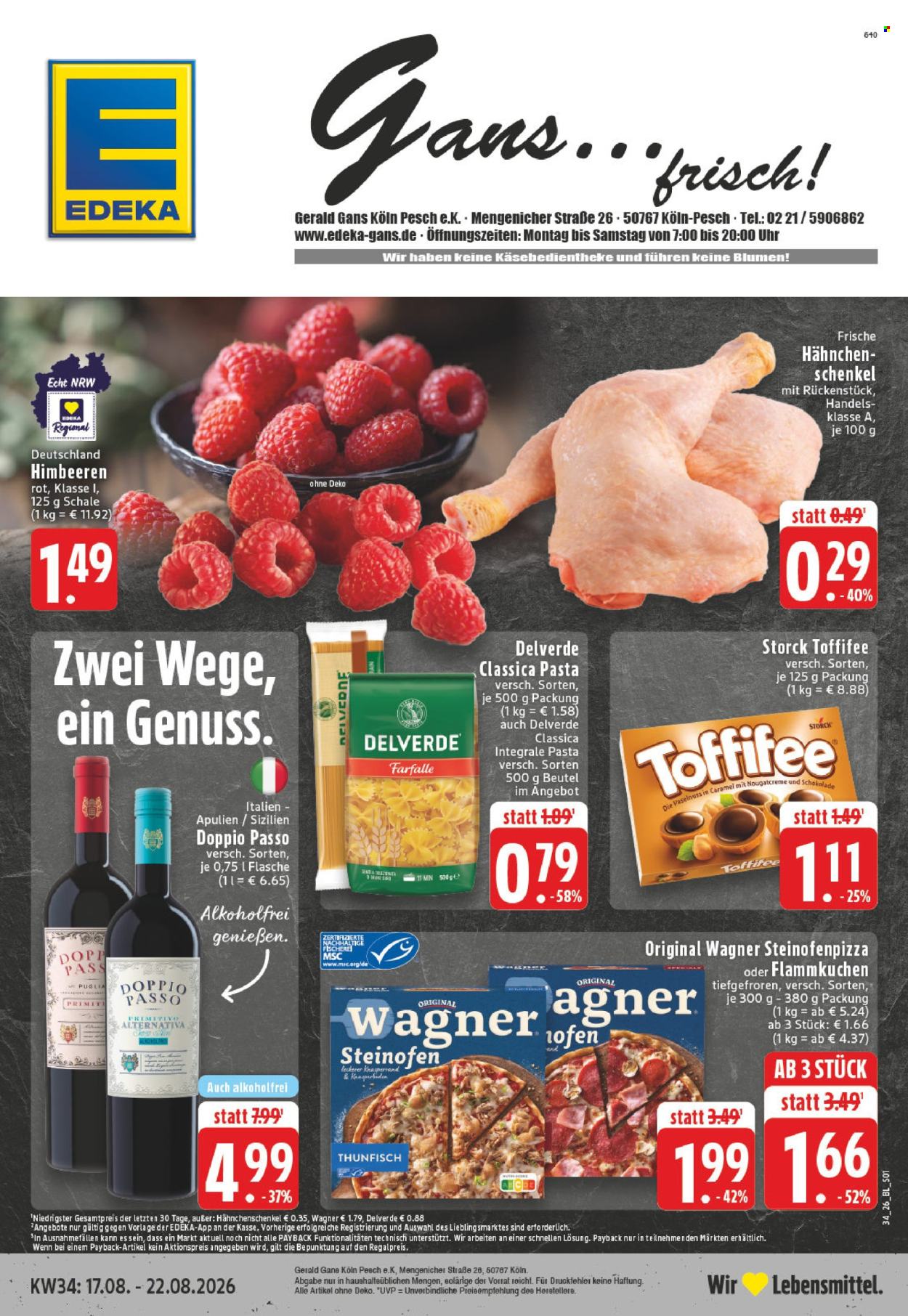 Edeka Prospekte  - 17.8.2026 - 22.8.2026. Seite 1