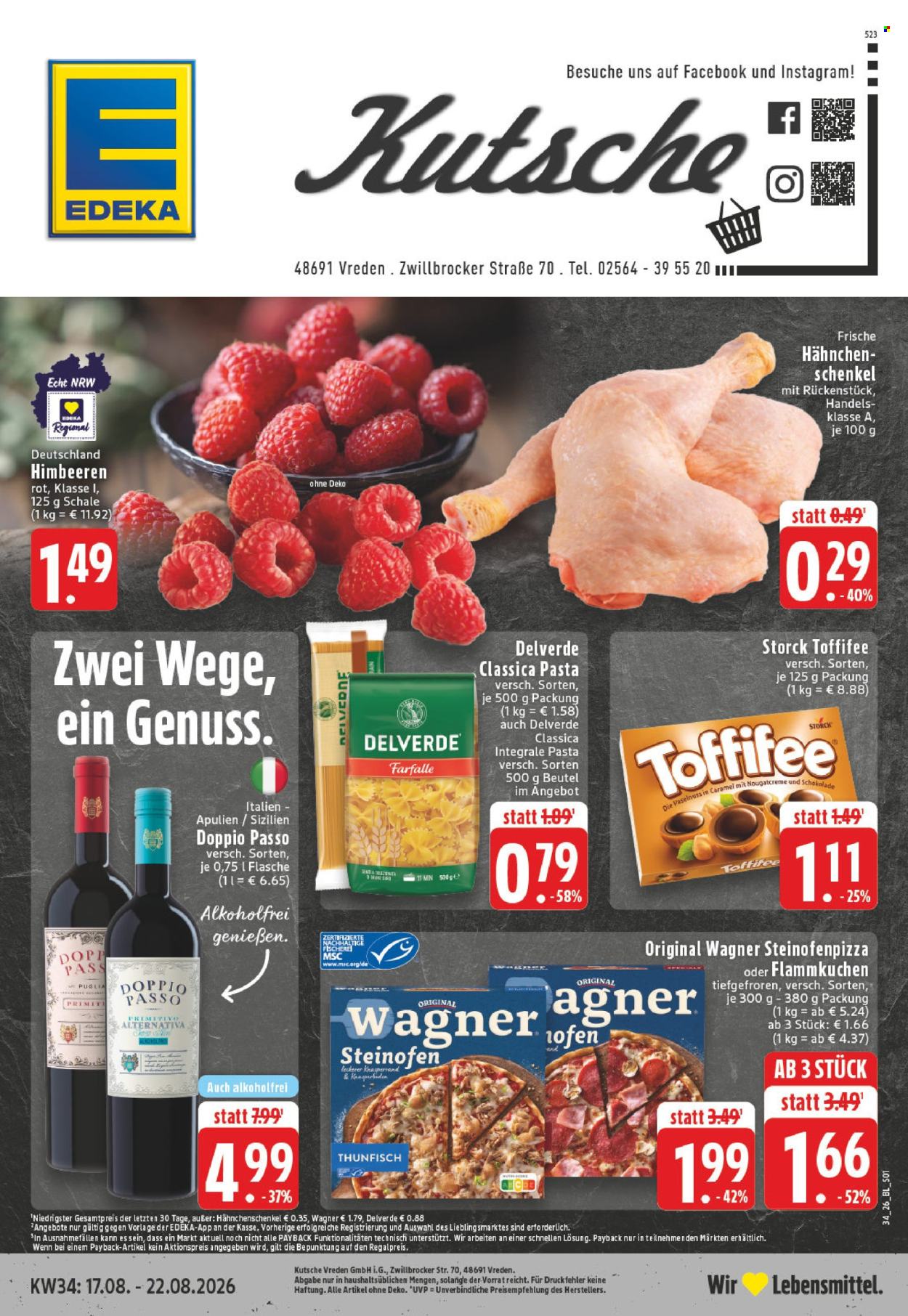 Edeka Prospekte  - 17.8.2026 - 22.8.2026. Seite 1