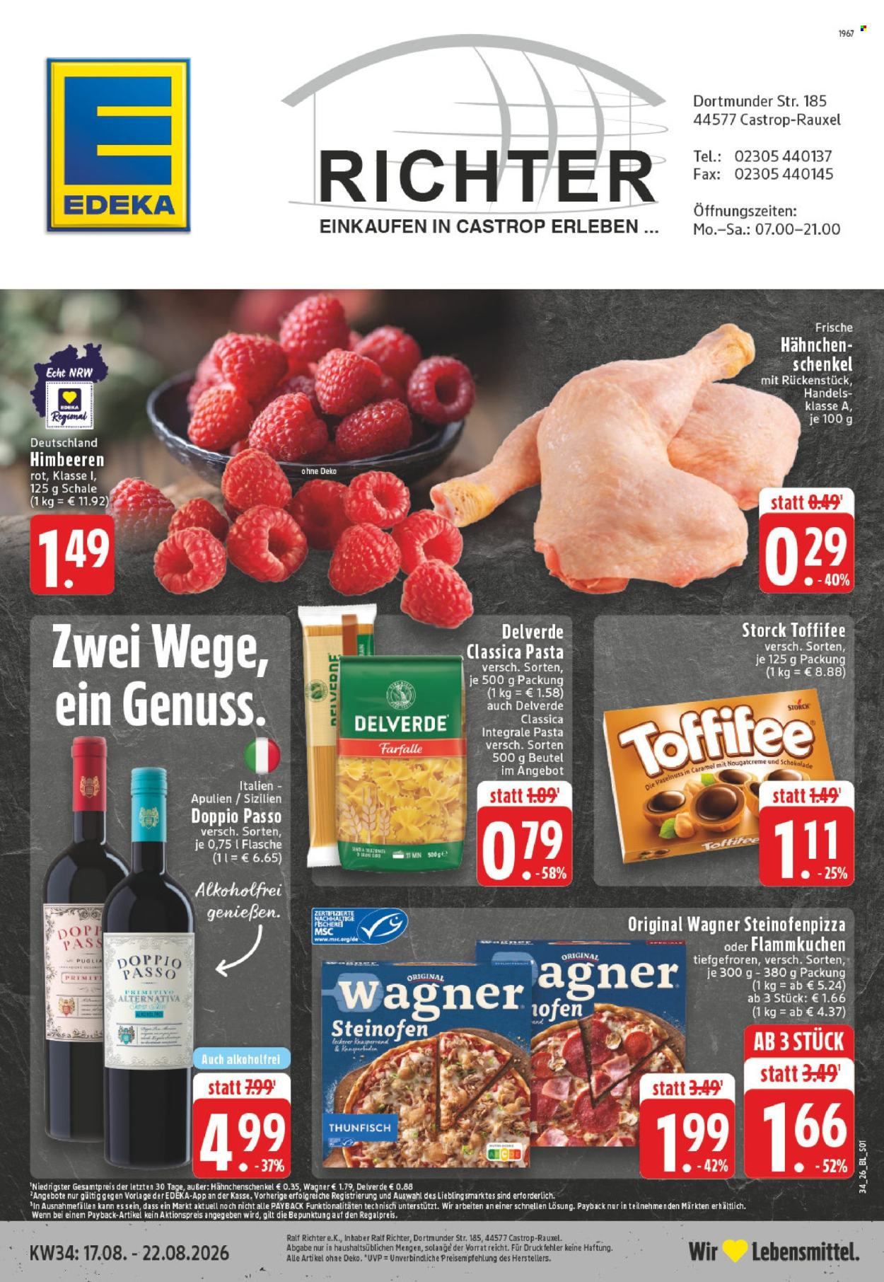 Edeka Prospekte  - 17.8.2026 - 22.8.2026. Seite 1