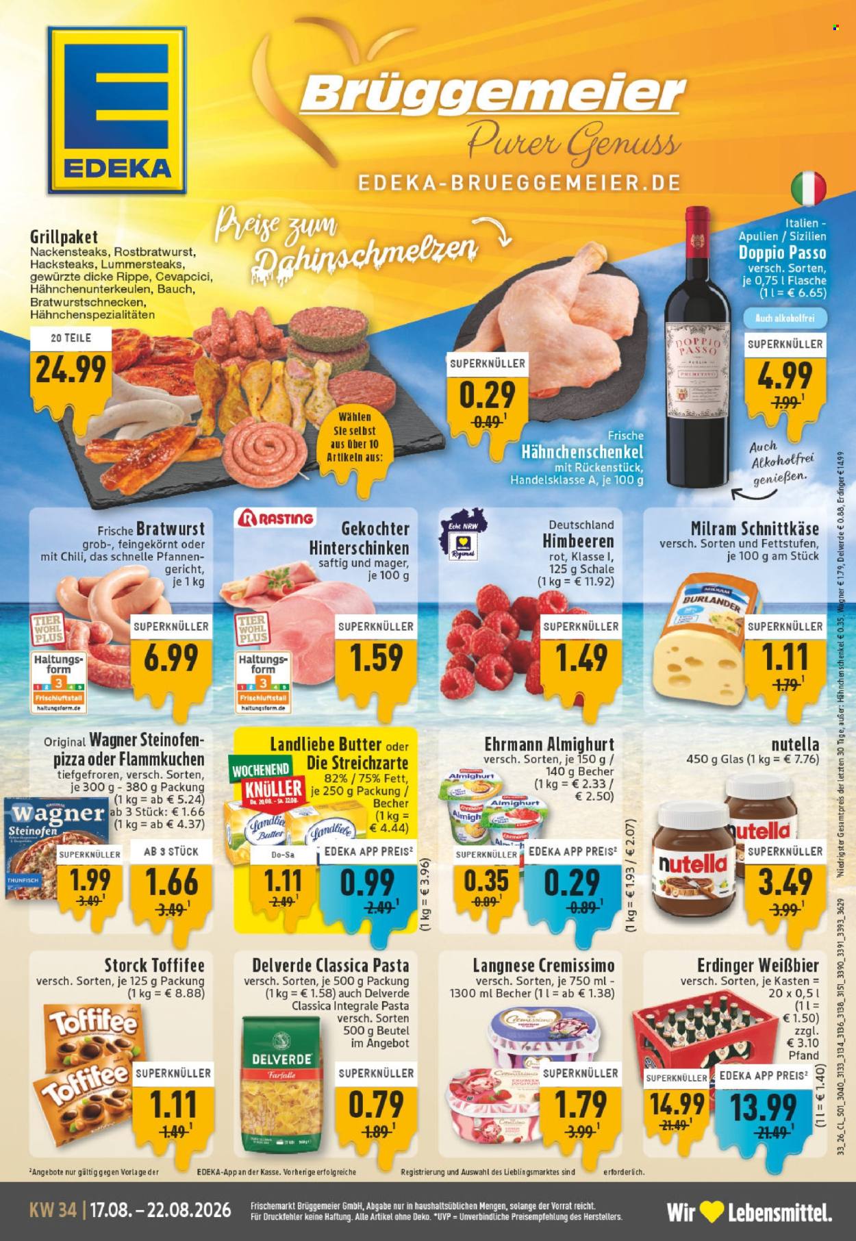 Edeka Prospekte  - 17.8.2026 - 22.8.2026. Seite 1