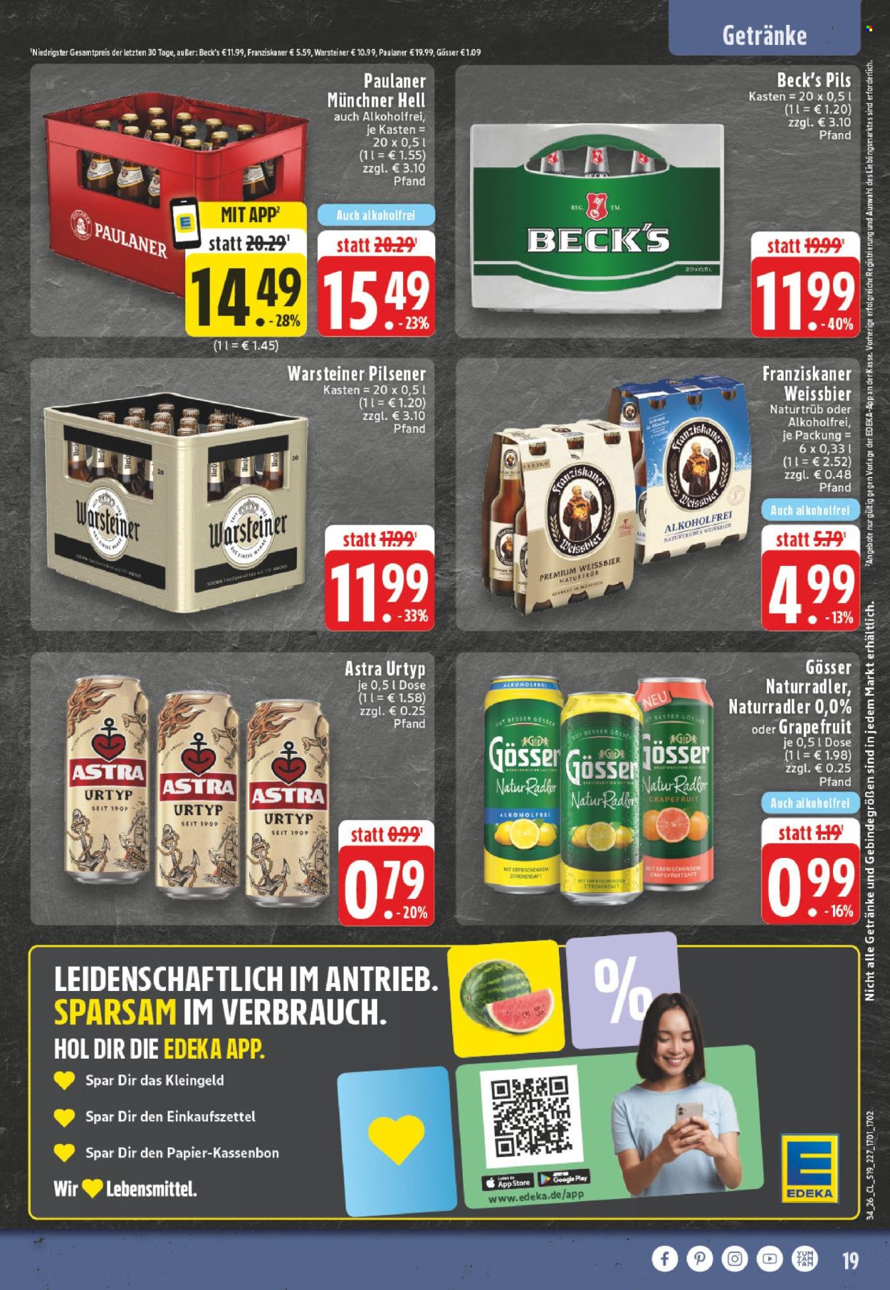 Edeka Prospekte  - 17.8.2026 - 22.8.2026. Seite 19