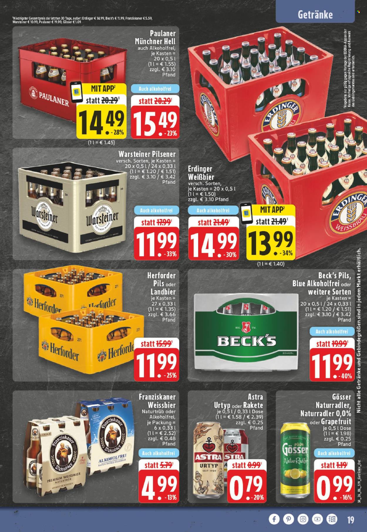 Edeka Prospekte  - 17.8.2026 - 22.8.2026. Seite 19