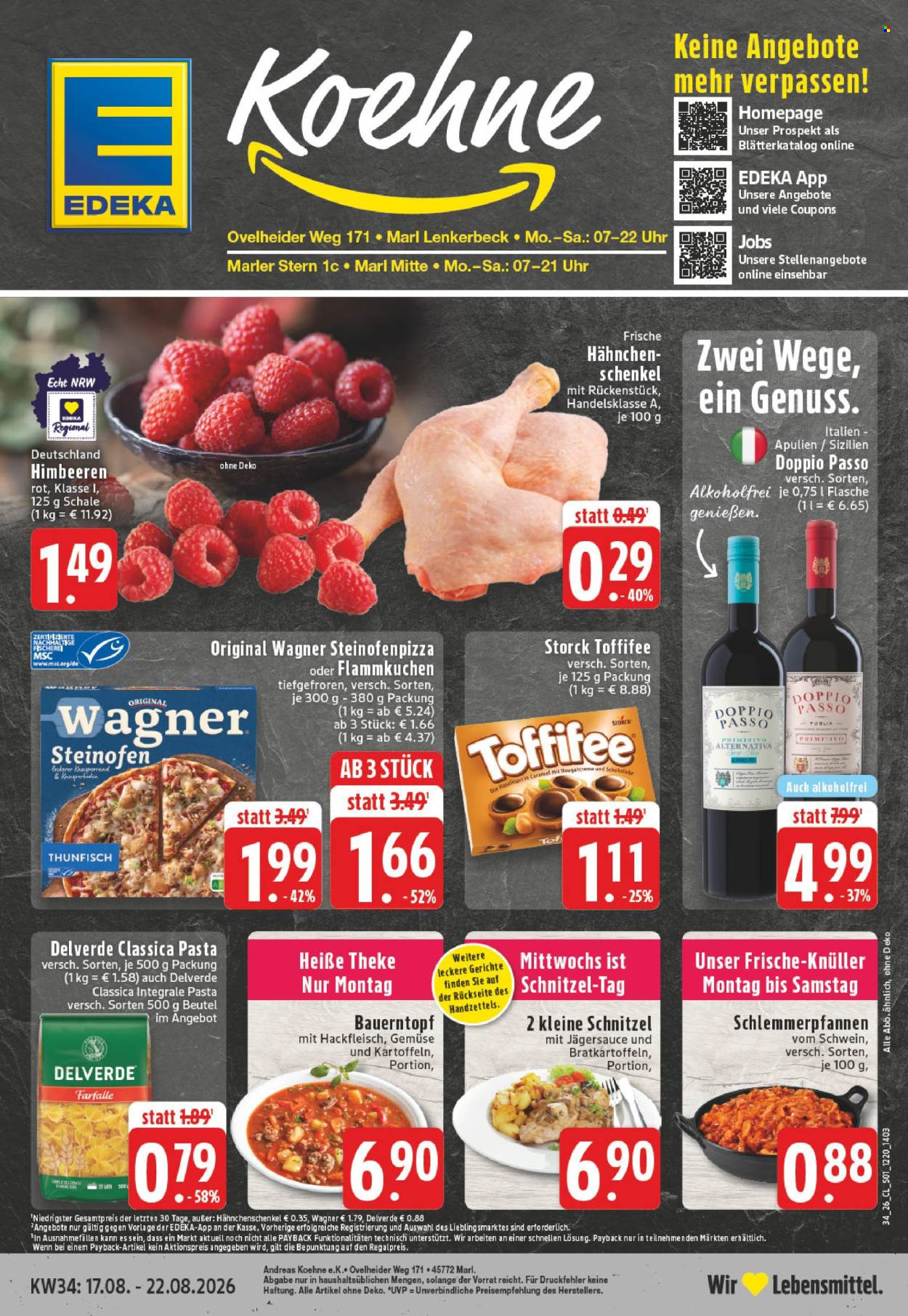 Edeka Prospekte  - 17.8.2026 - 22.8.2026. Seite 1