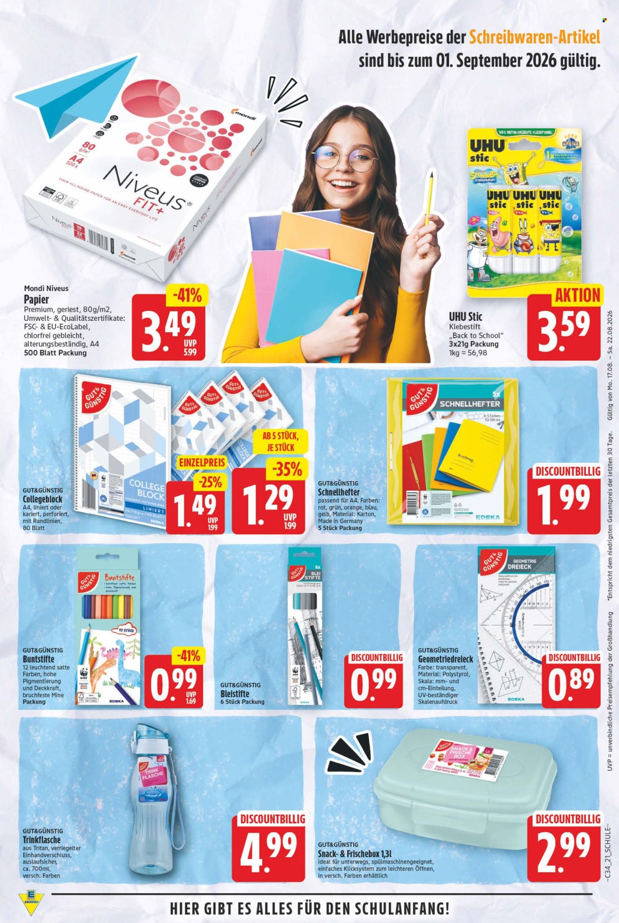 E center Prospekte  - 17.8.2026 - 22.8.2026. Seite 21