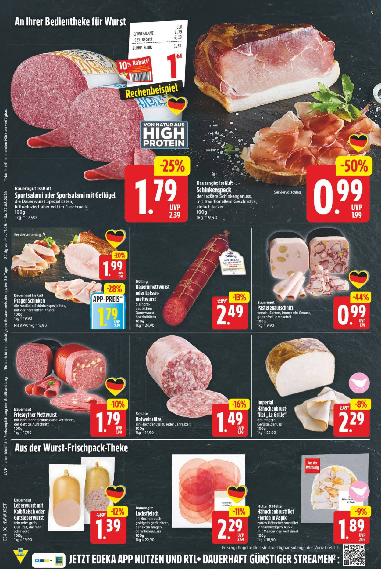E center Prospekte  - 17.8.2026 - 22.8.2026. Seite 6