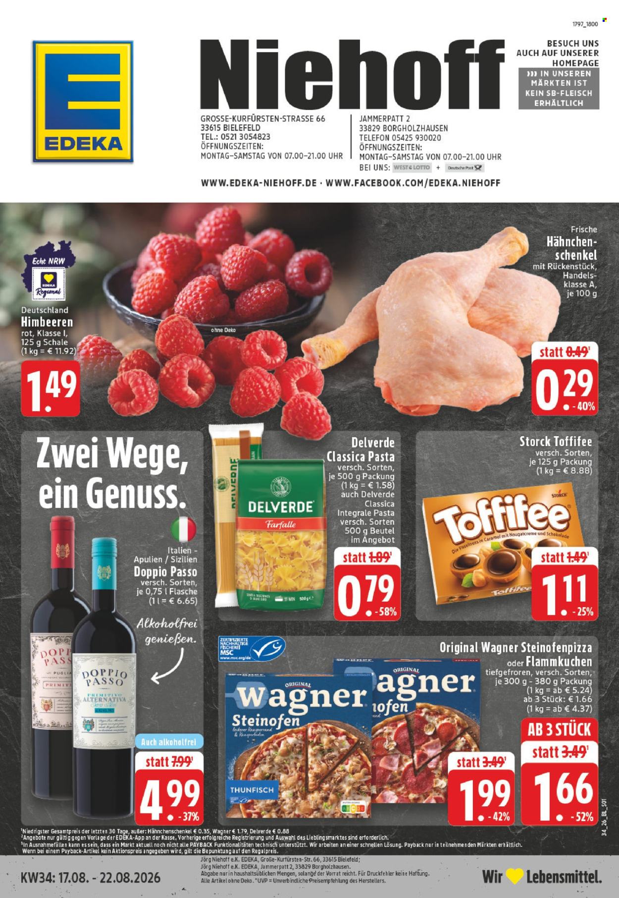 Edeka Prospekte  - 17.8.2026 - 22.8.2026. Seite 1