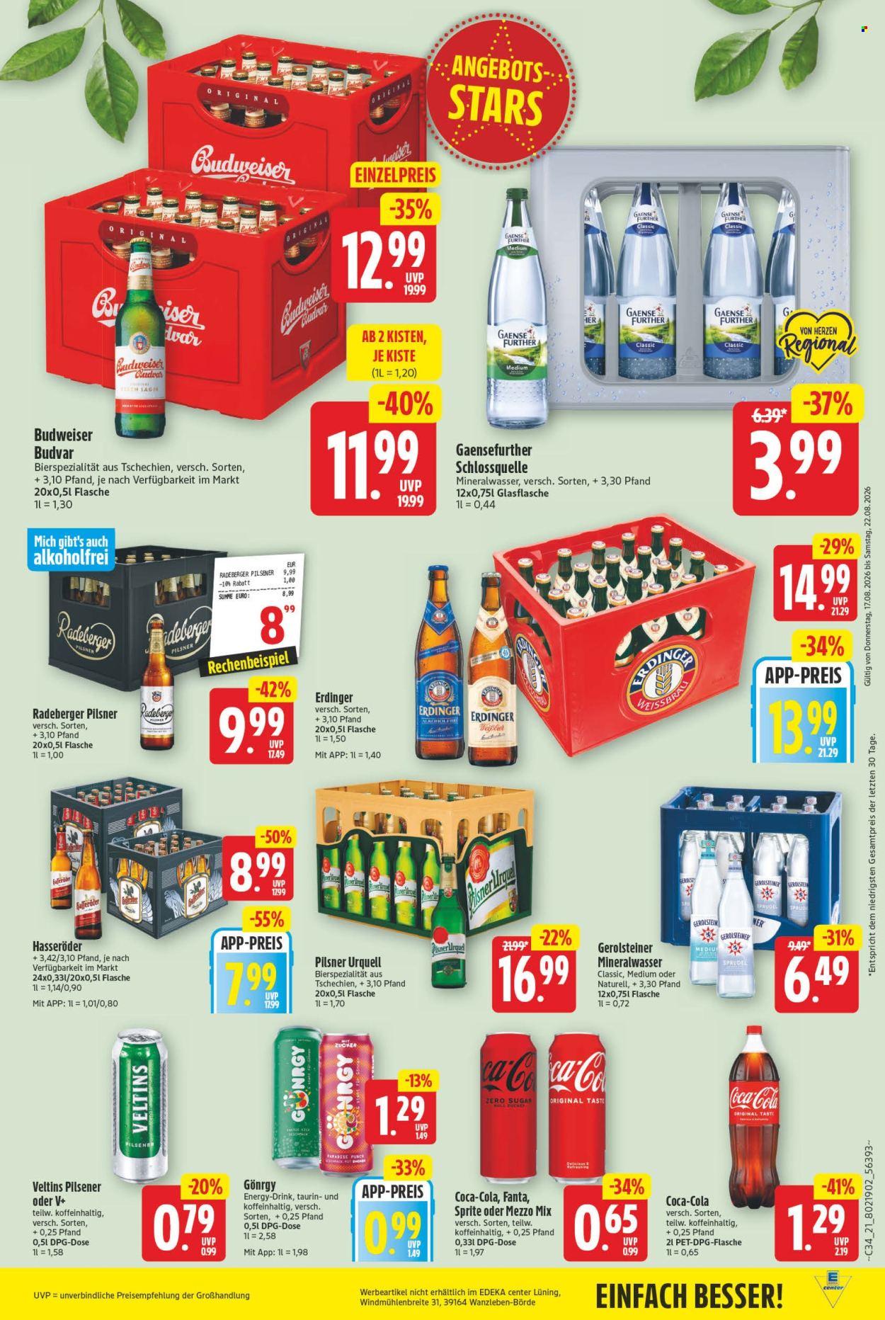 E center Prospekte  - 17.8.2026 - 22.8.2026. Seite 21